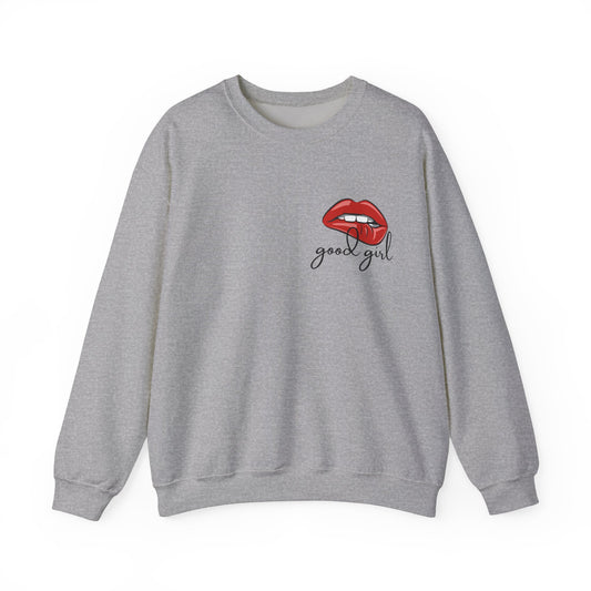 Good Girl Pocket Heavy Blend™ Crewneck Sweatshirt