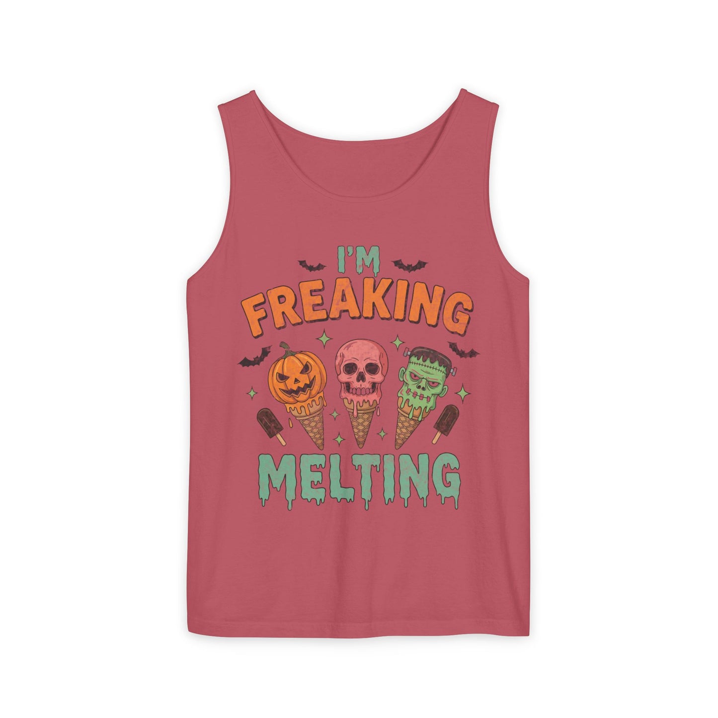 Im Freaking Melting Garment-Dyed Tank Top