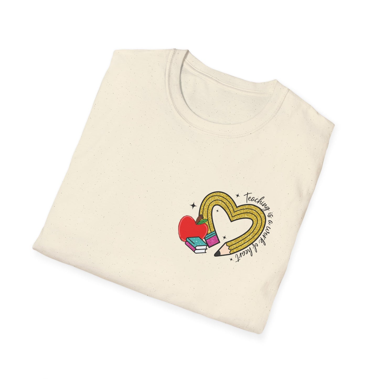Teaching is a Work of the Heart Softstyle T-Shirt