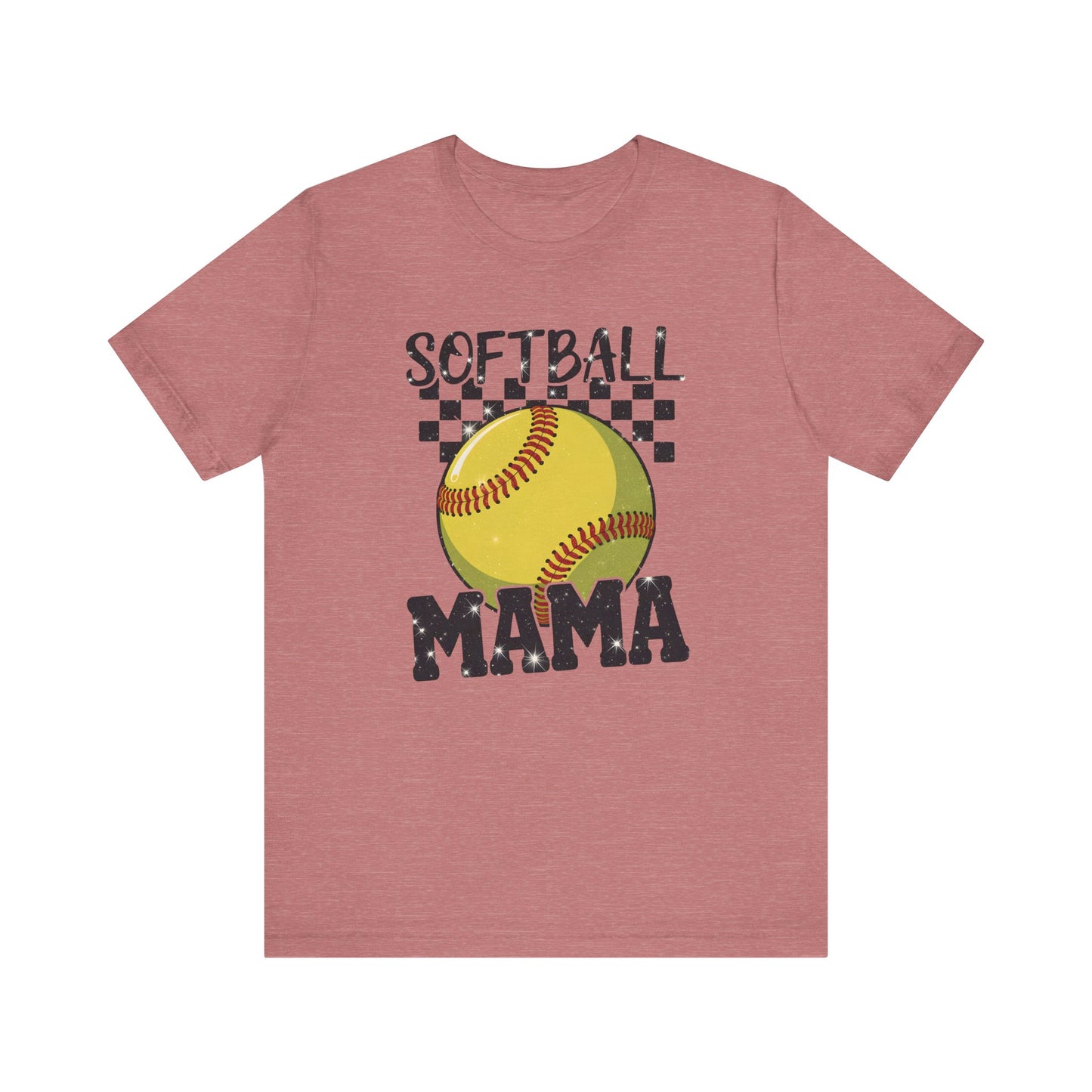 Softball Mama Jersey Short Sleeve Tee
