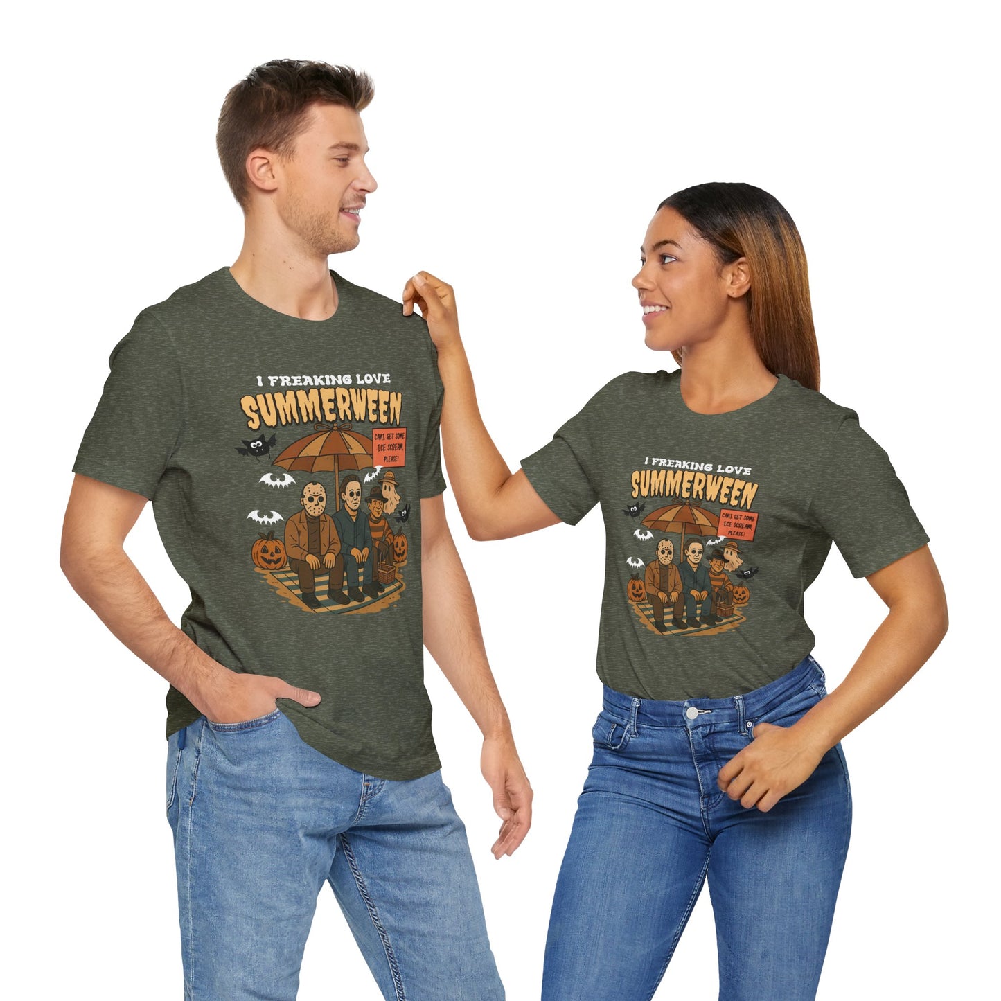 I Freaking Love Summerween Jersey Short Sleeve Tee