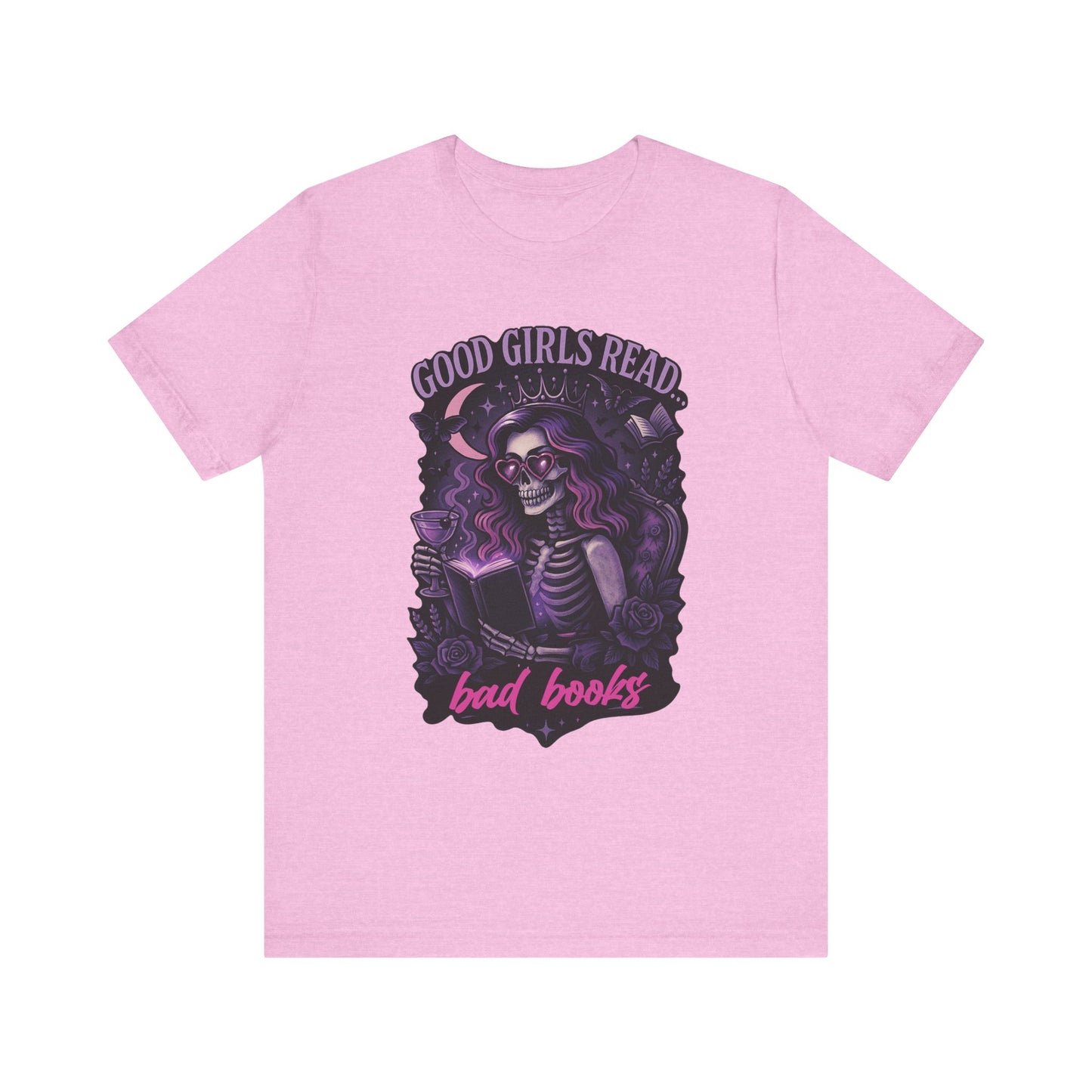 Good Girls Read Bad Books Jersey Short Sleeve Tee