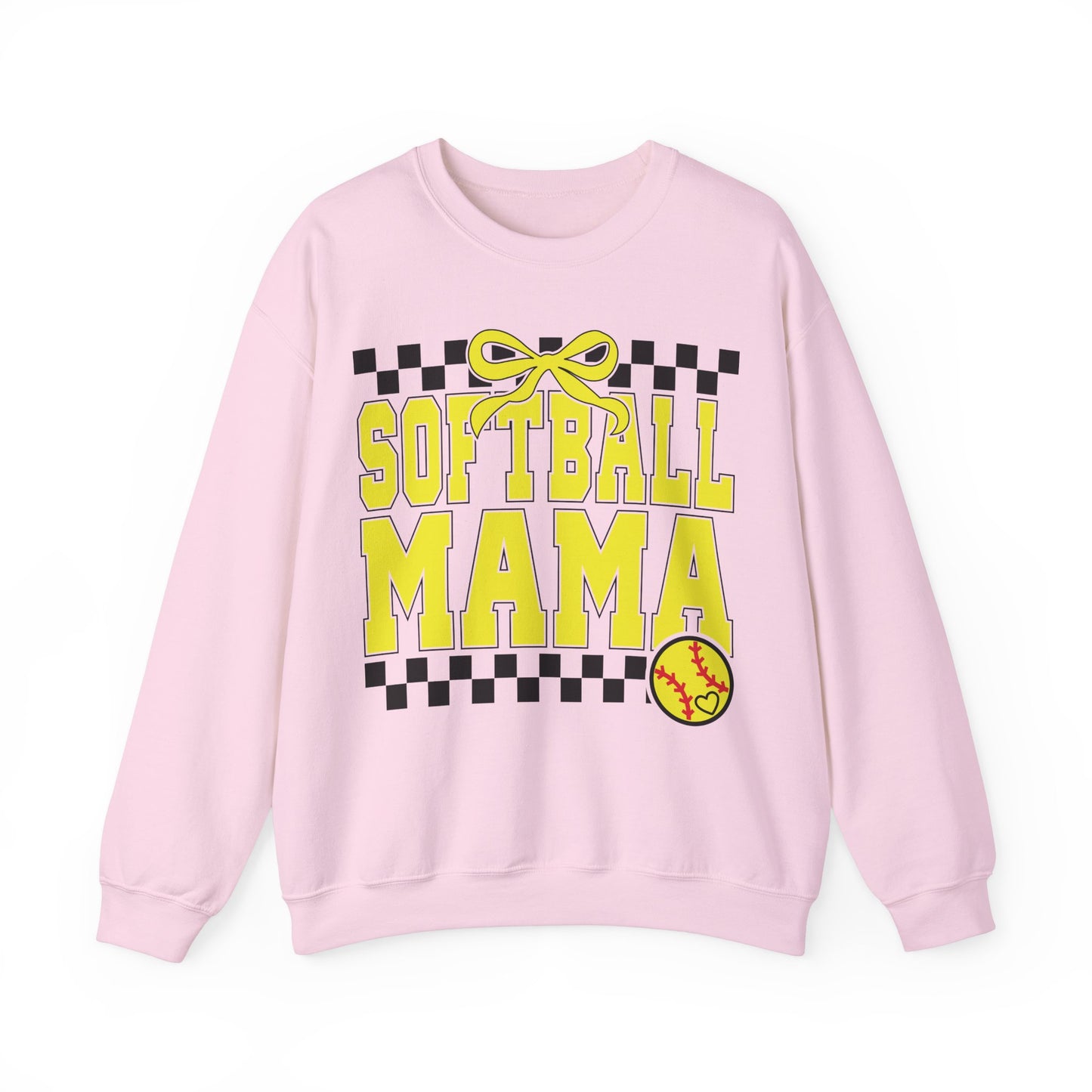 Softball Mama Heavy Blend™ Crewneck Sweatshirt