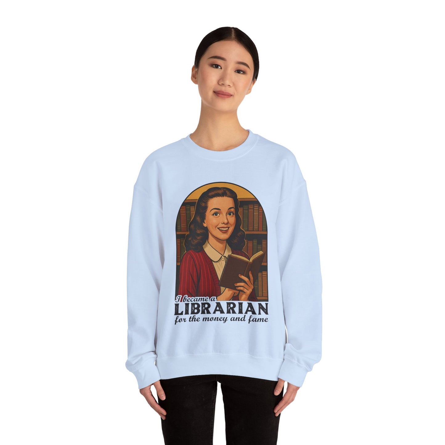 Librarian Heavy Blend™ Crewneck Sweatshirt