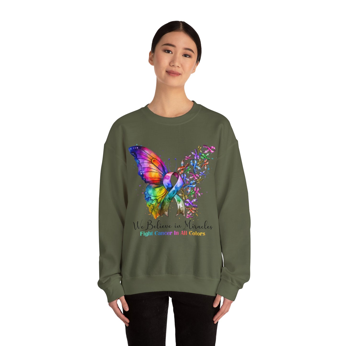 Fight Cancer In All Colors Heavy Blend™ Crewneck