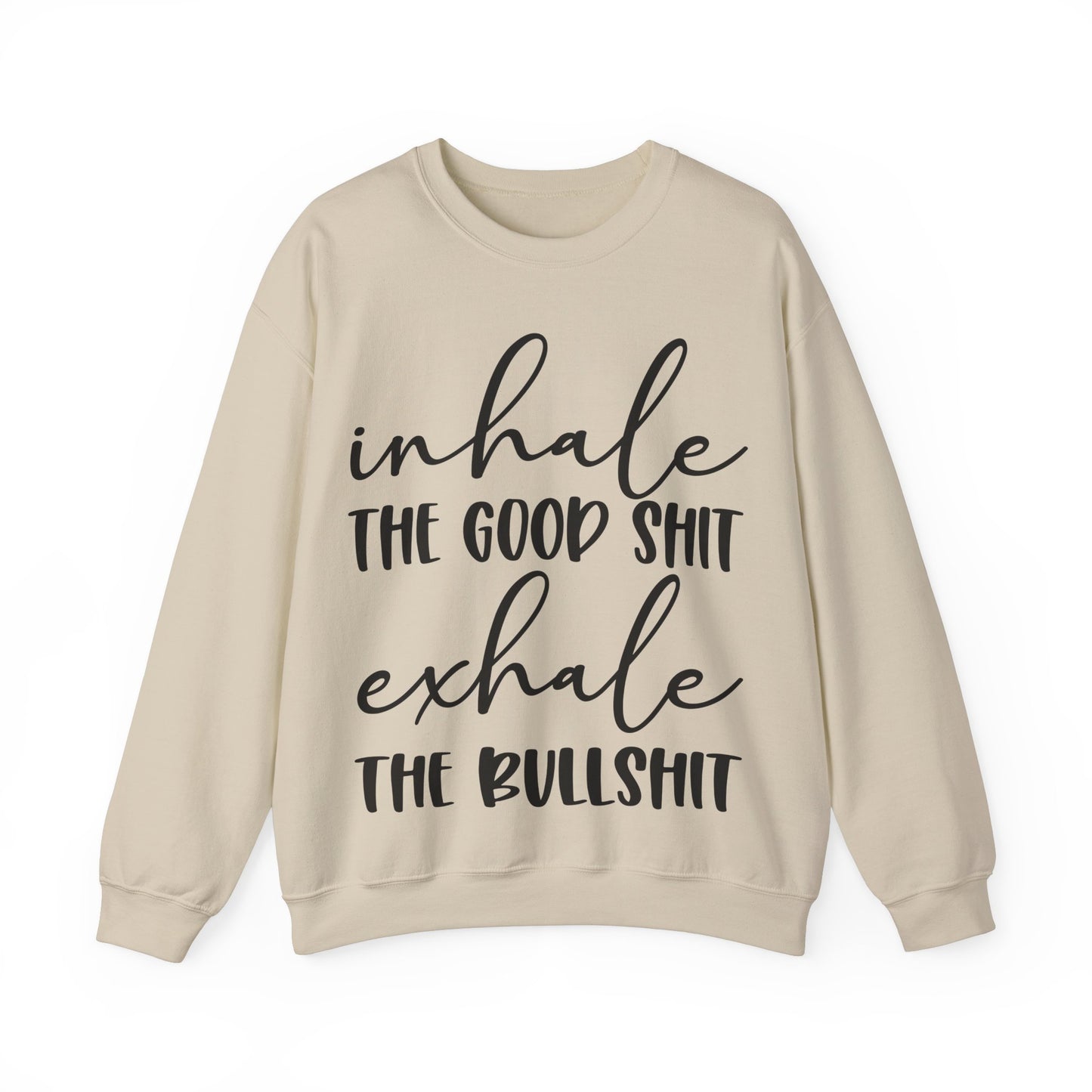 Inhale Exhale Heavy Blend™ Crewneck Sweatshirt