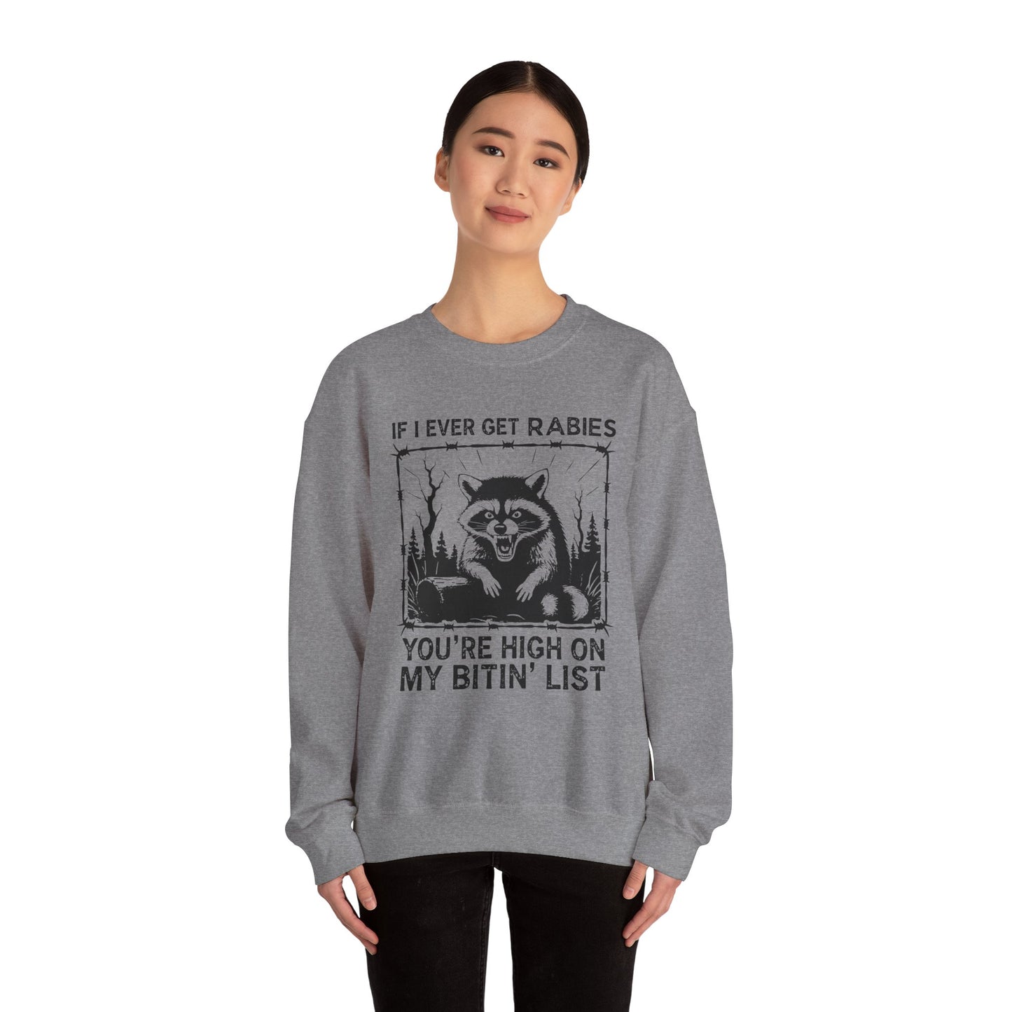 High On My Bitin List Heavy Blend™ Crewneck Sweatshirt