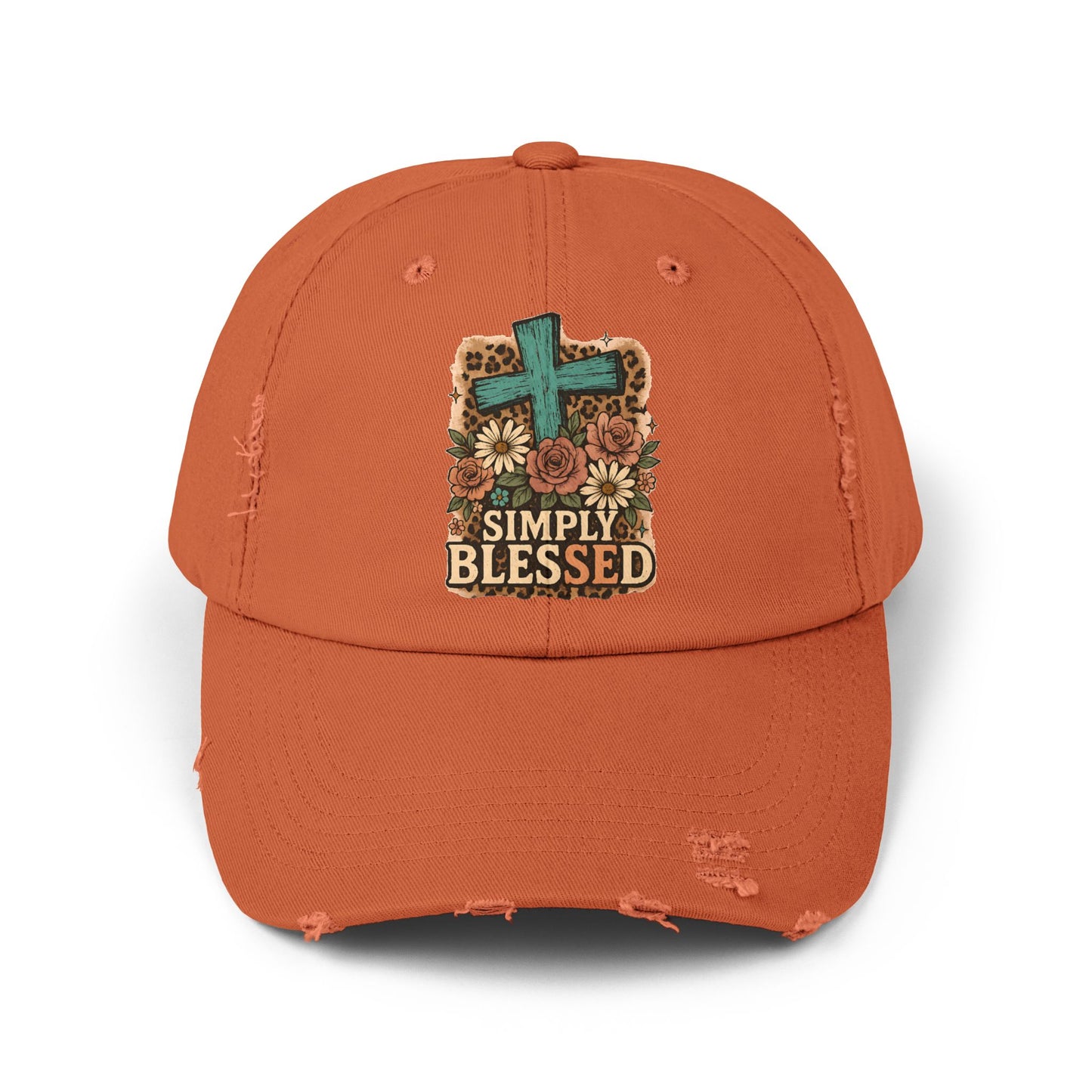 Simply Blessed Distressed Cap