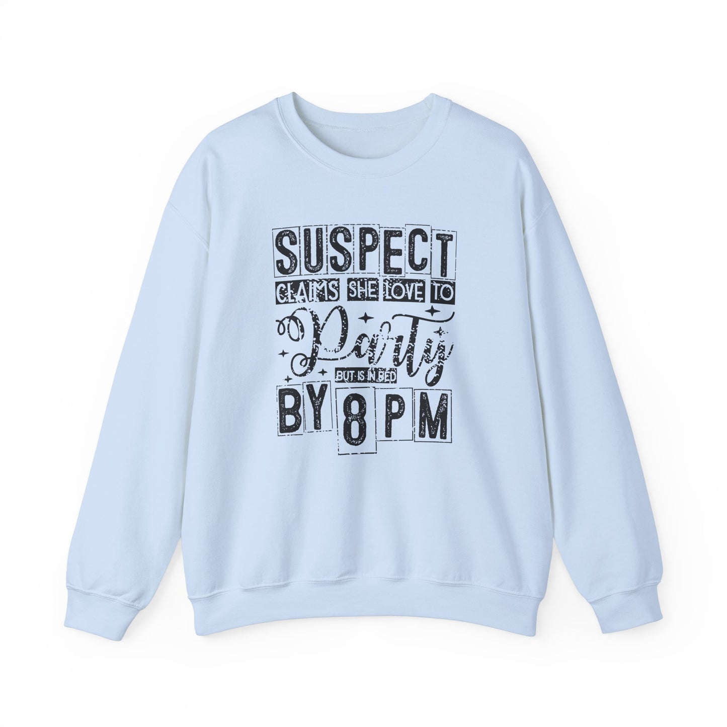 Suspect Claim To Love To Party Heavy Blend™ Crewneck Sweatshirt