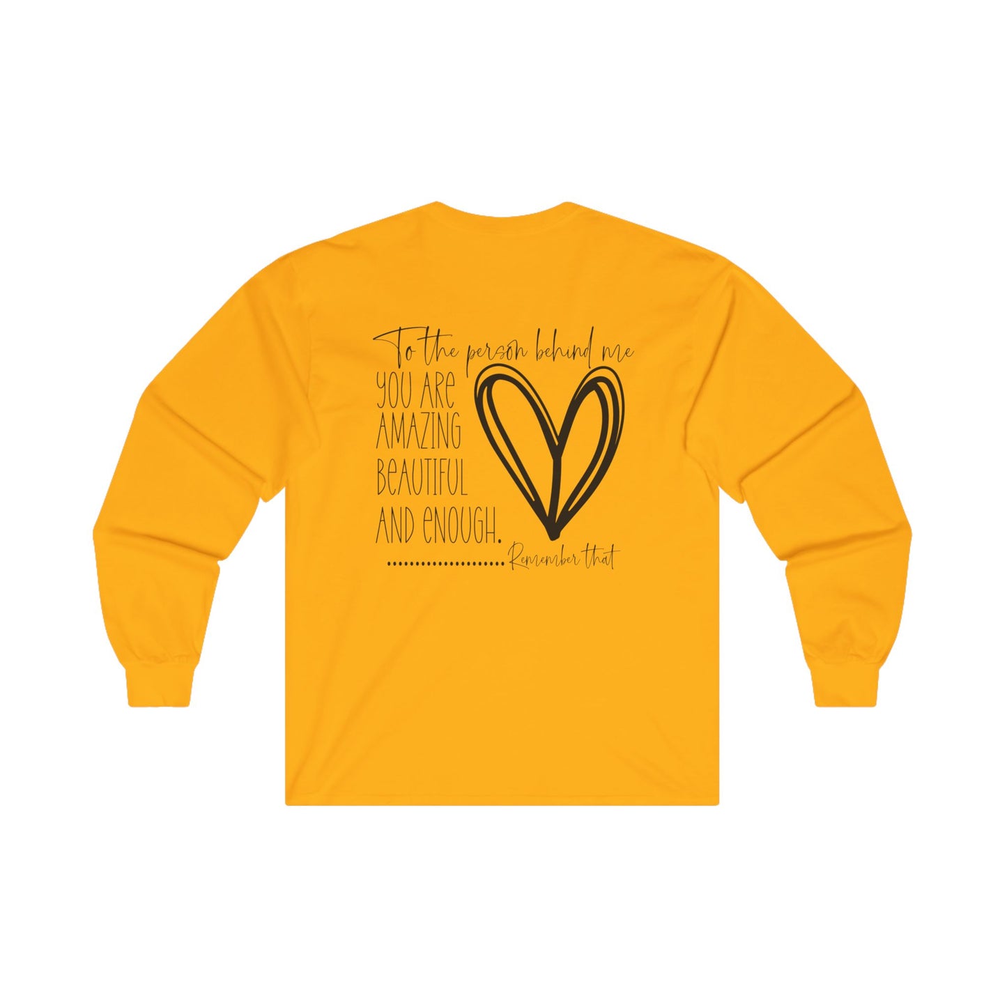 Person Behind Me Ultra Cotton Long Sleeve Tee