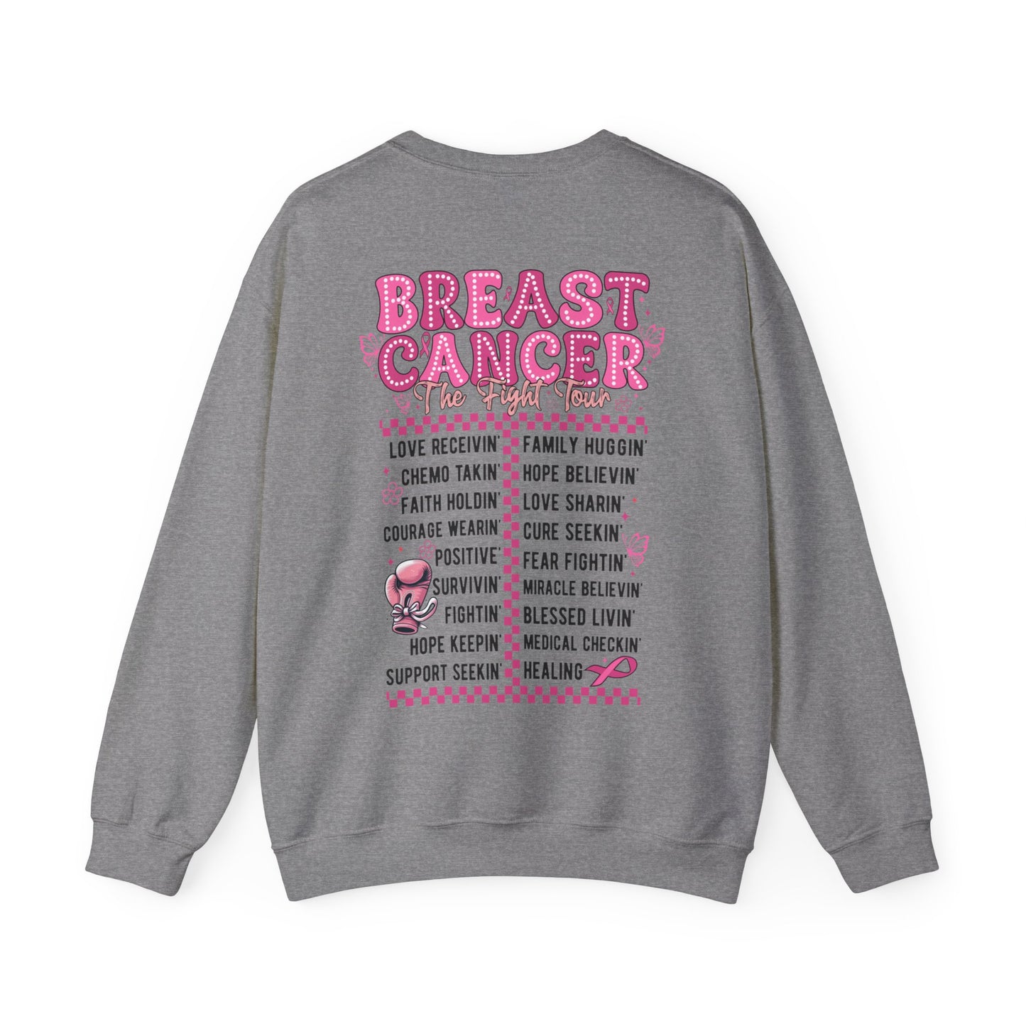 Breast Cancer Tour Heavy Blend™ Crewneck Sweatshirt