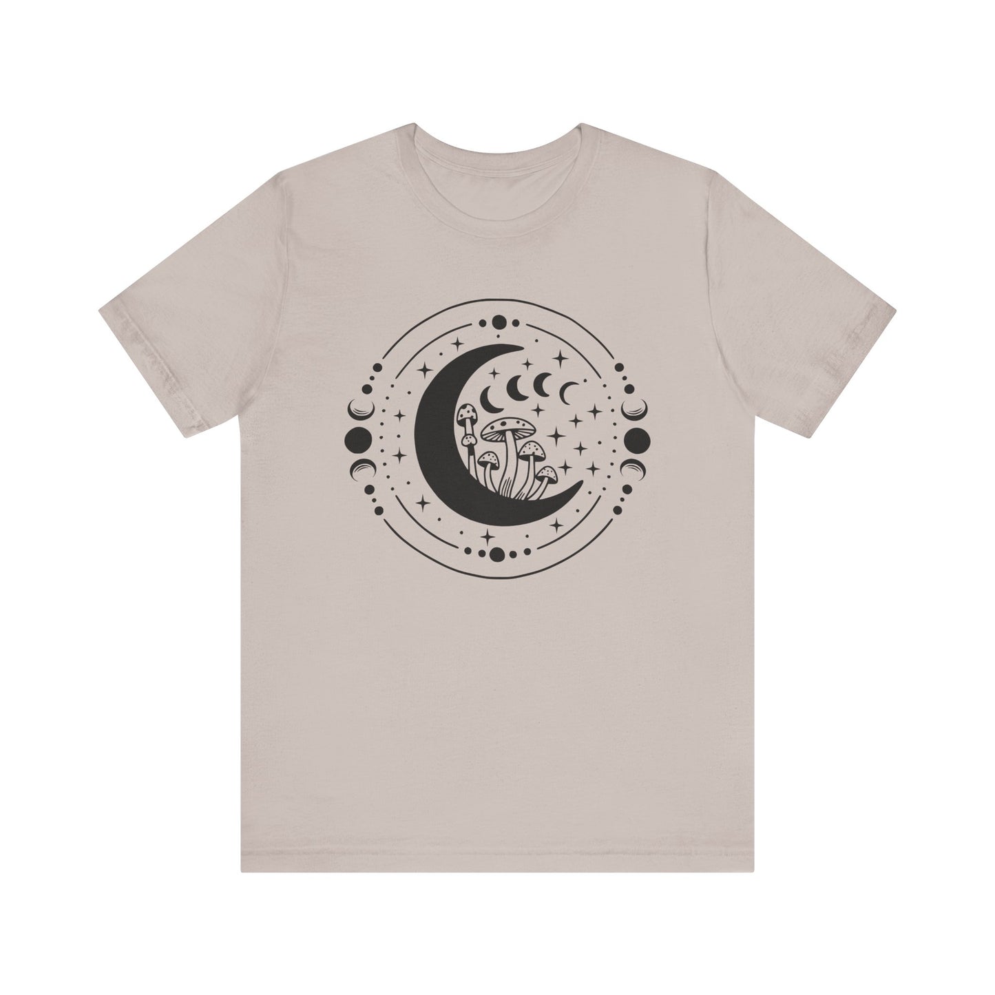 Moon and Mushroom Jersey Short Sleeve Tee
