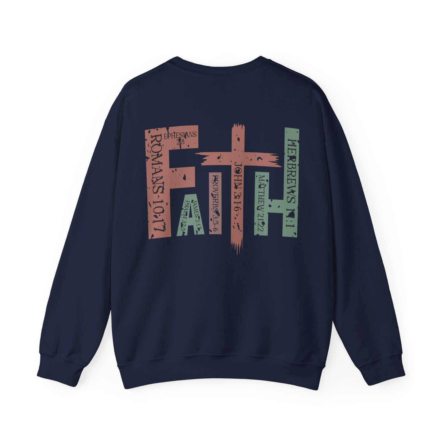 Faith F/B Heavy Blend™ Crewneck Sweatshirt