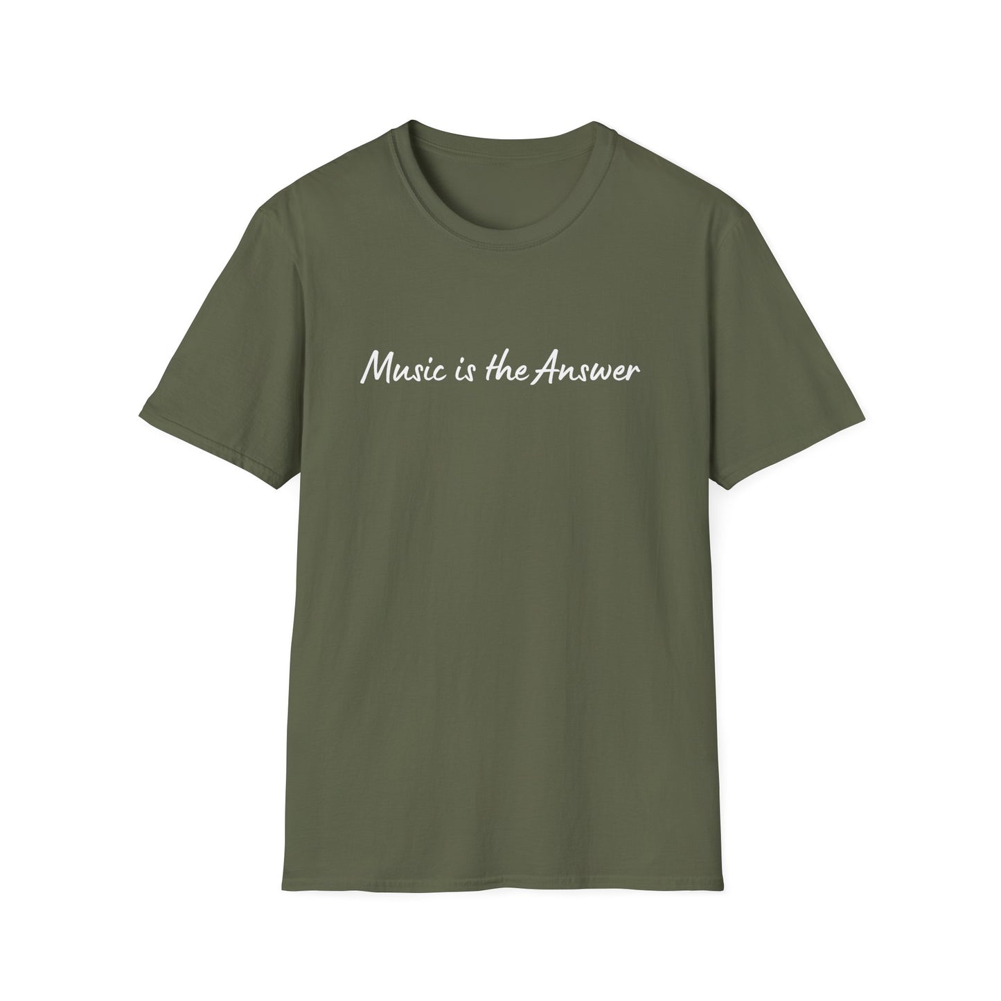 Music Is The Answer Softstyle T-Shirt