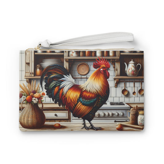 Rooster Clutch Bag