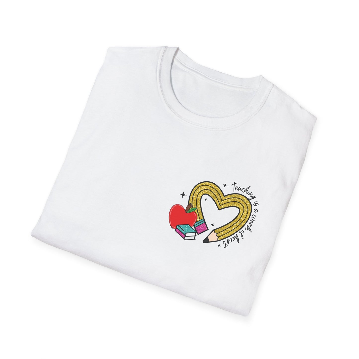 Teaching is a Work of the Heart Softstyle T-Shirt