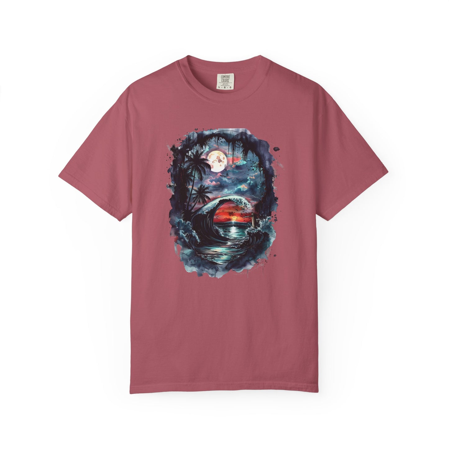 Gothic Summer Wave Garment-Dyed T-shirt