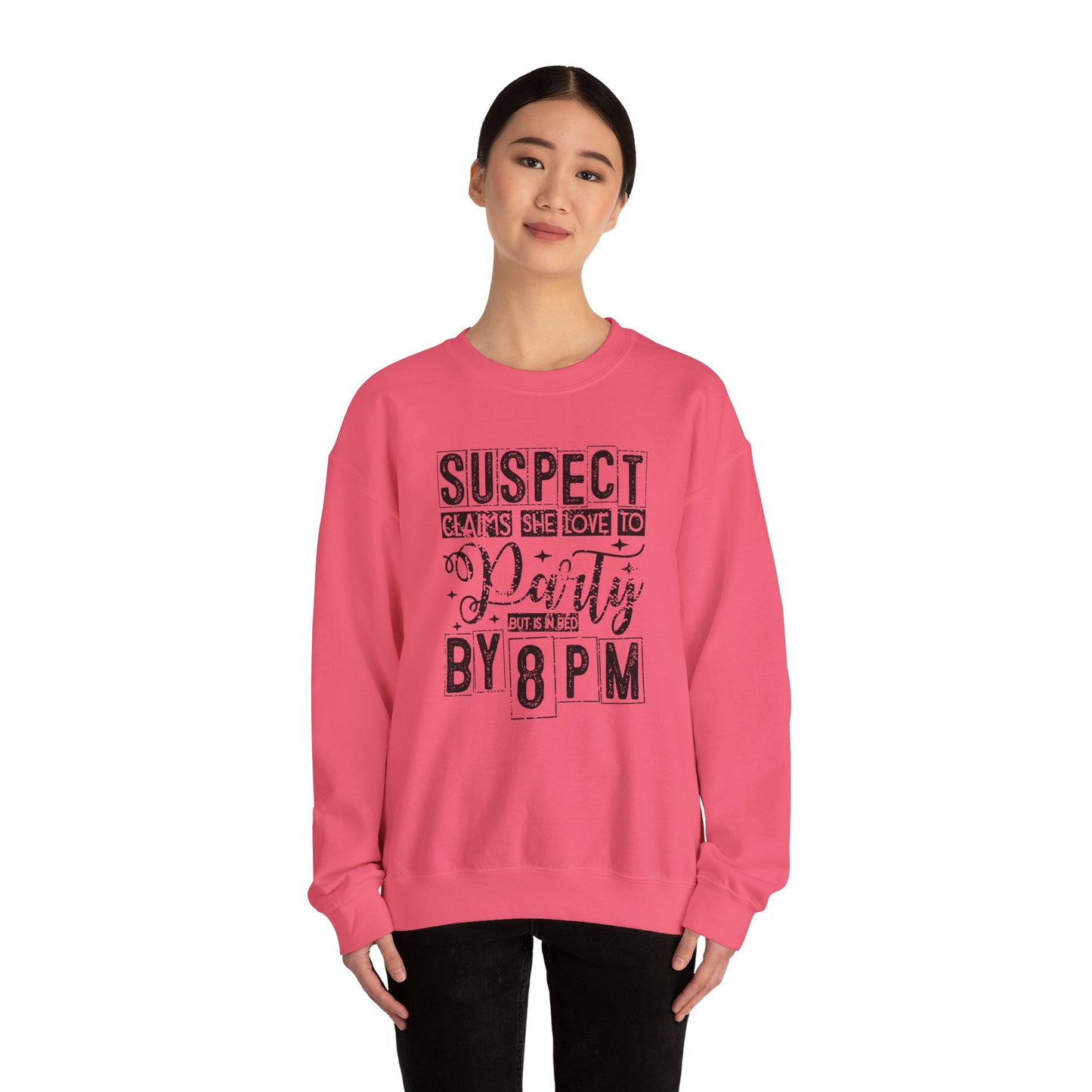 Suspect Claim To Love To Party Heavy Blend™ Crewneck Sweatshirt