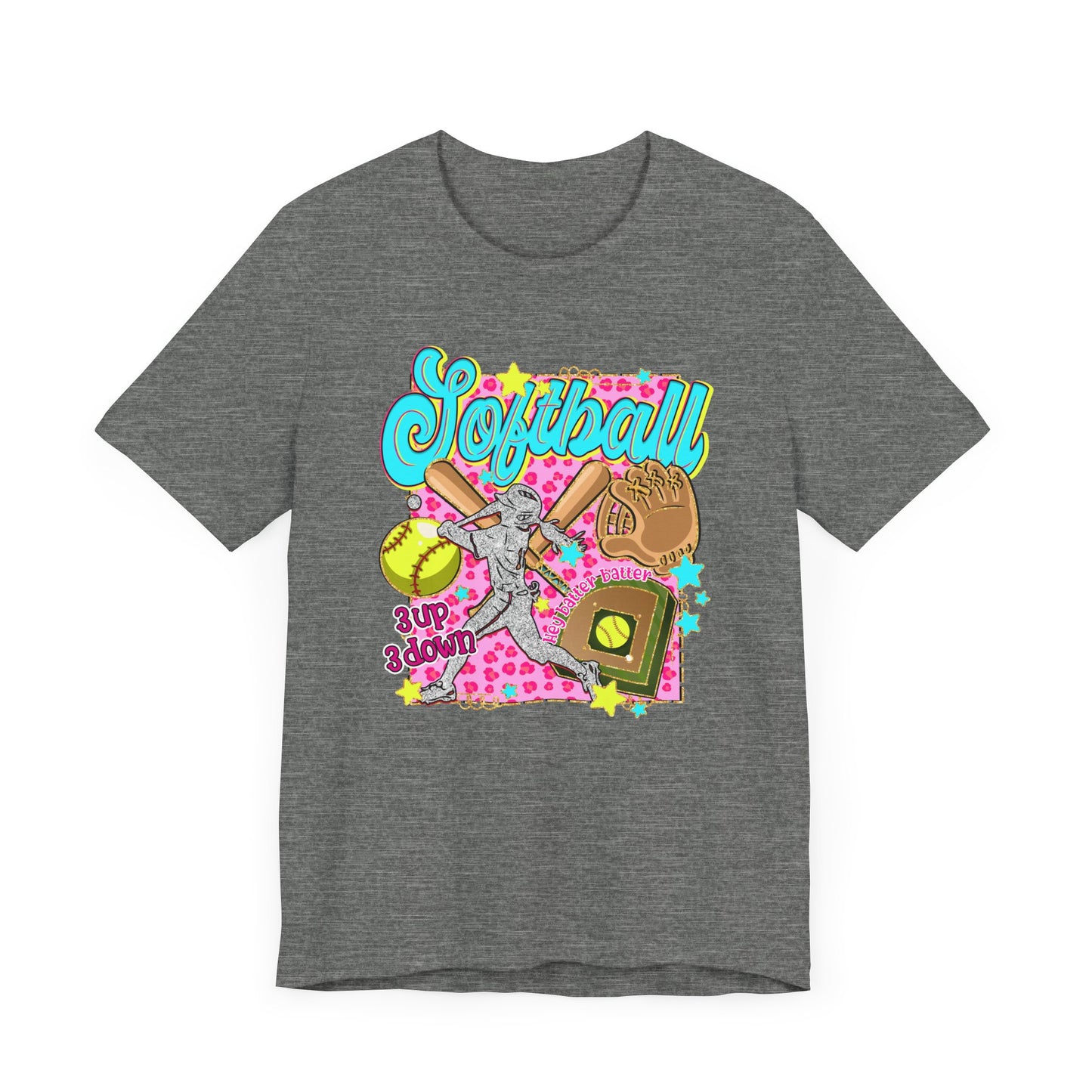 Retro Softball Jersey Short Sleeve Tee