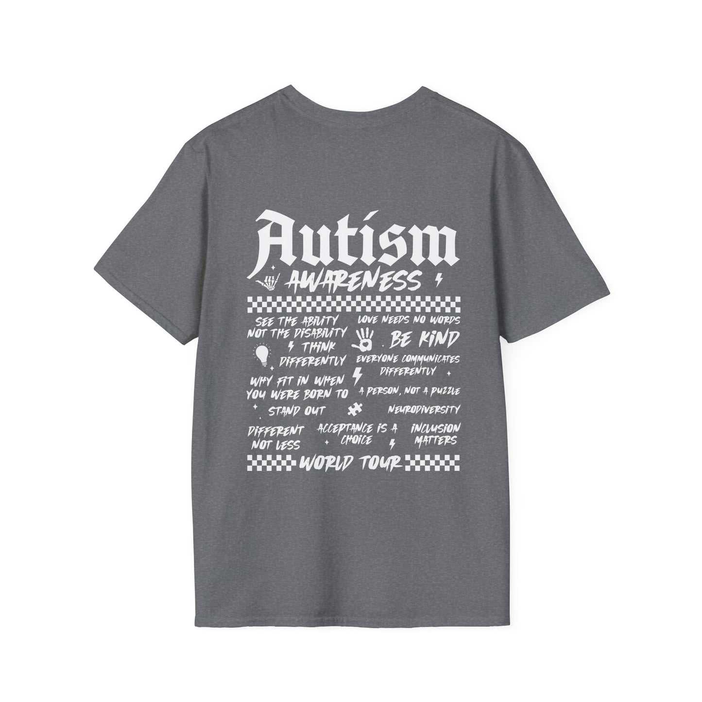 Autism World Tour F/B Softstyle T-Shirt