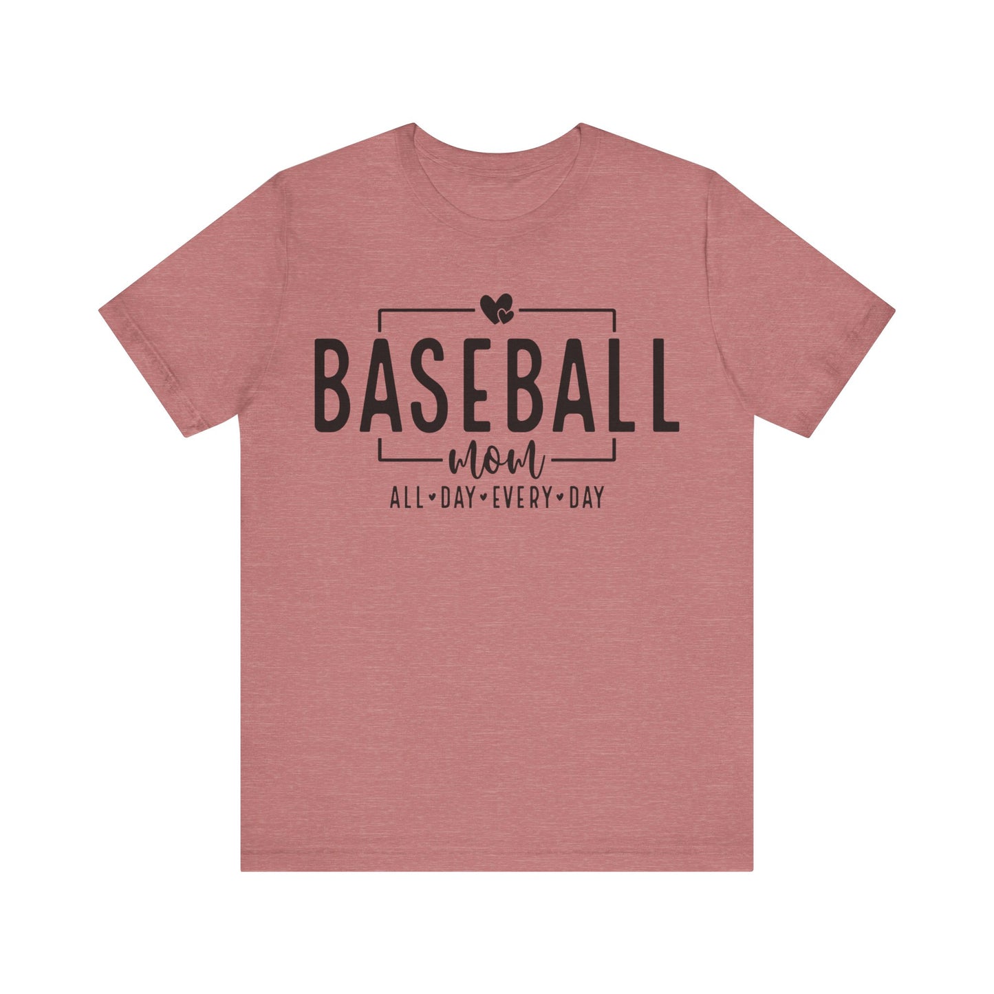 Baseball Mom All Day Every Day Jersey Short Sleeve Tee