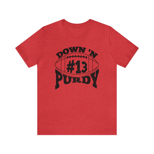 Down N Purdy Jersey Short Sleeve Tee