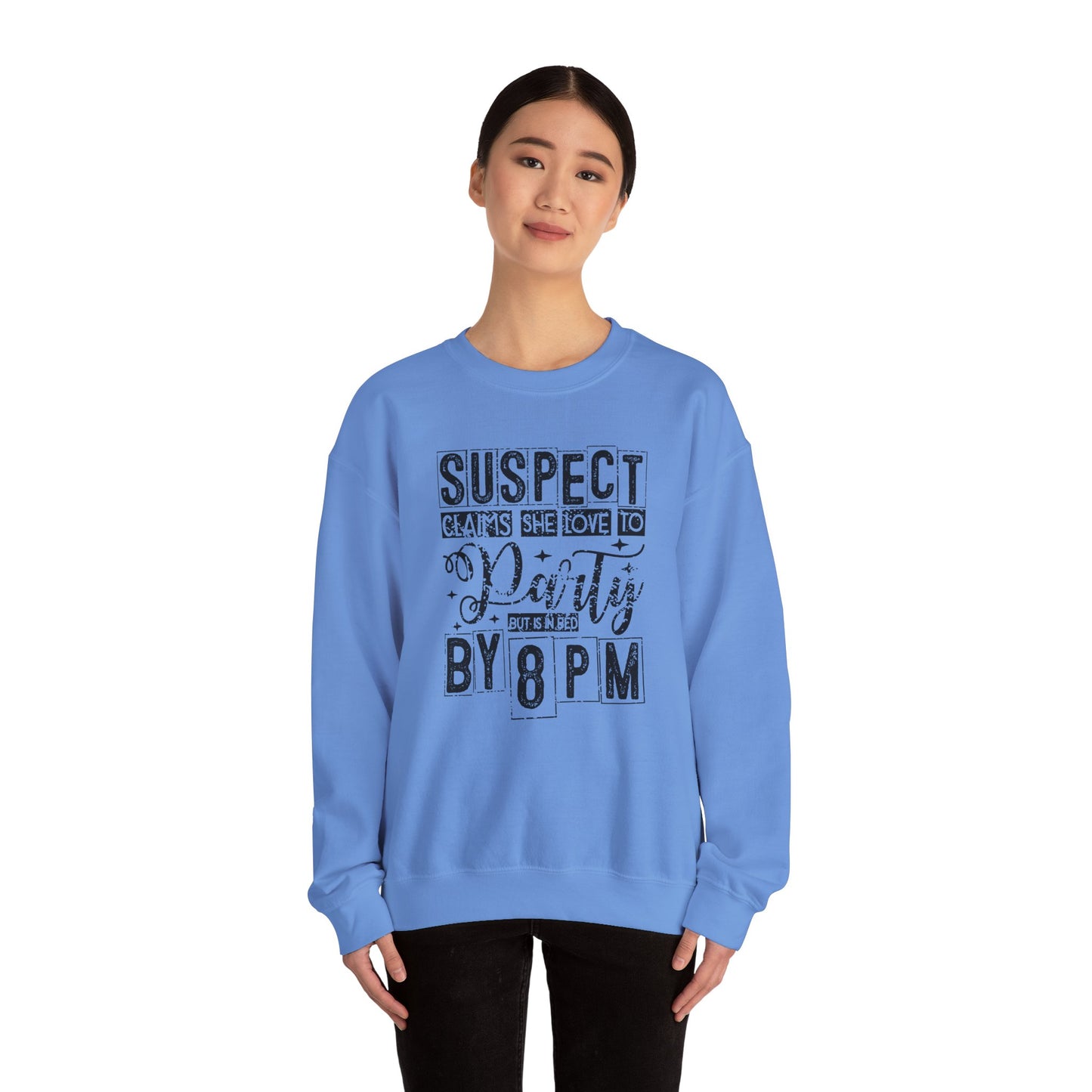 Suspect Claim To Love To Party Heavy Blend™ Crewneck Sweatshirt