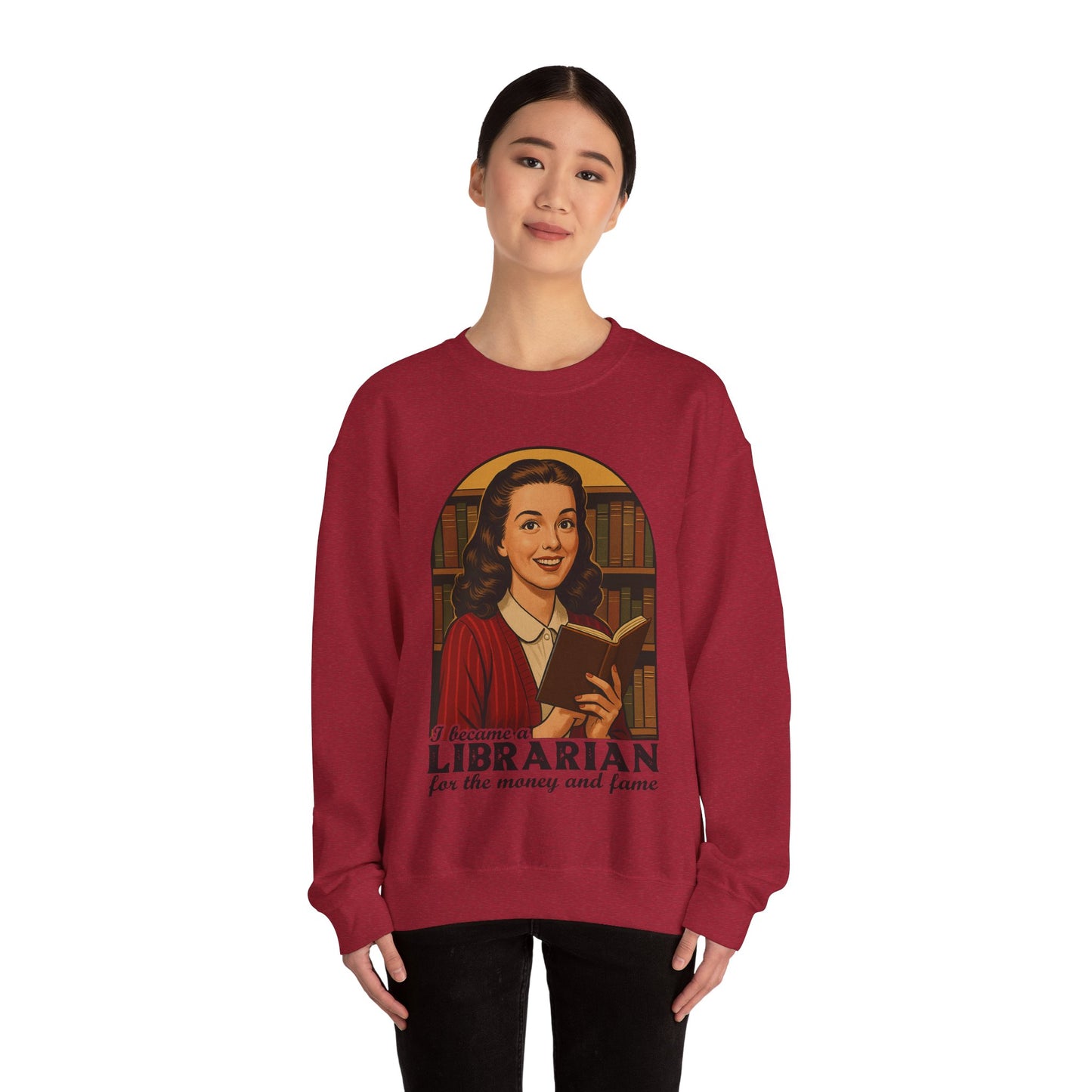 Librarian Heavy Blend™ Crewneck Sweatshirt