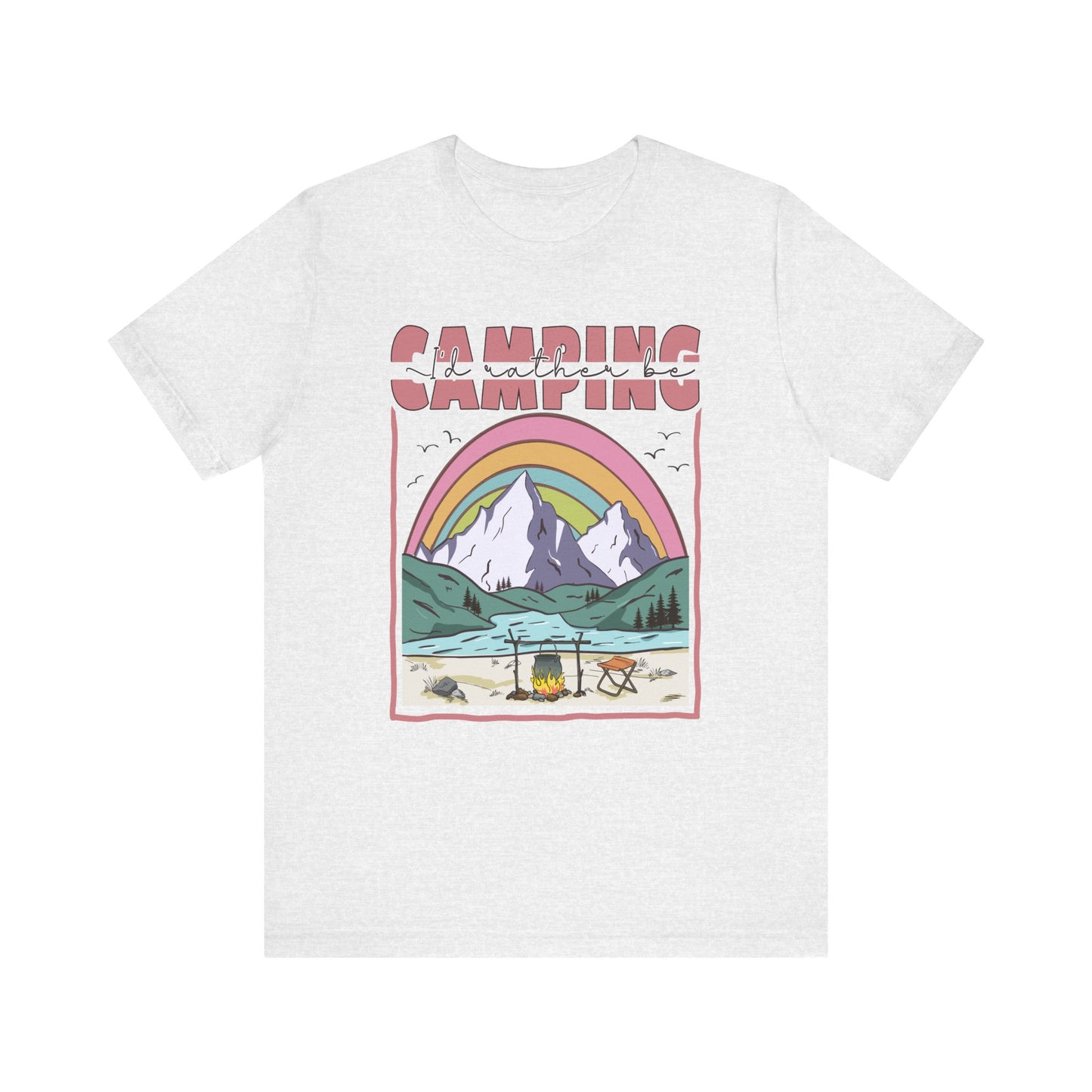 I’d Rather Be Camping Jersey Short Sleeve Tee