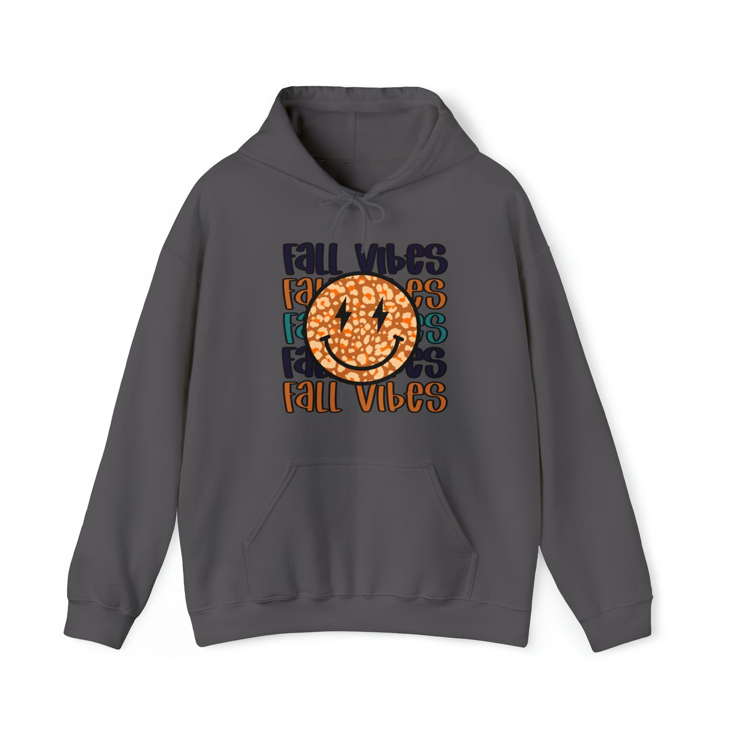 Fall Vibes Smile Heavy Blend™ Hooded Sweatshirt