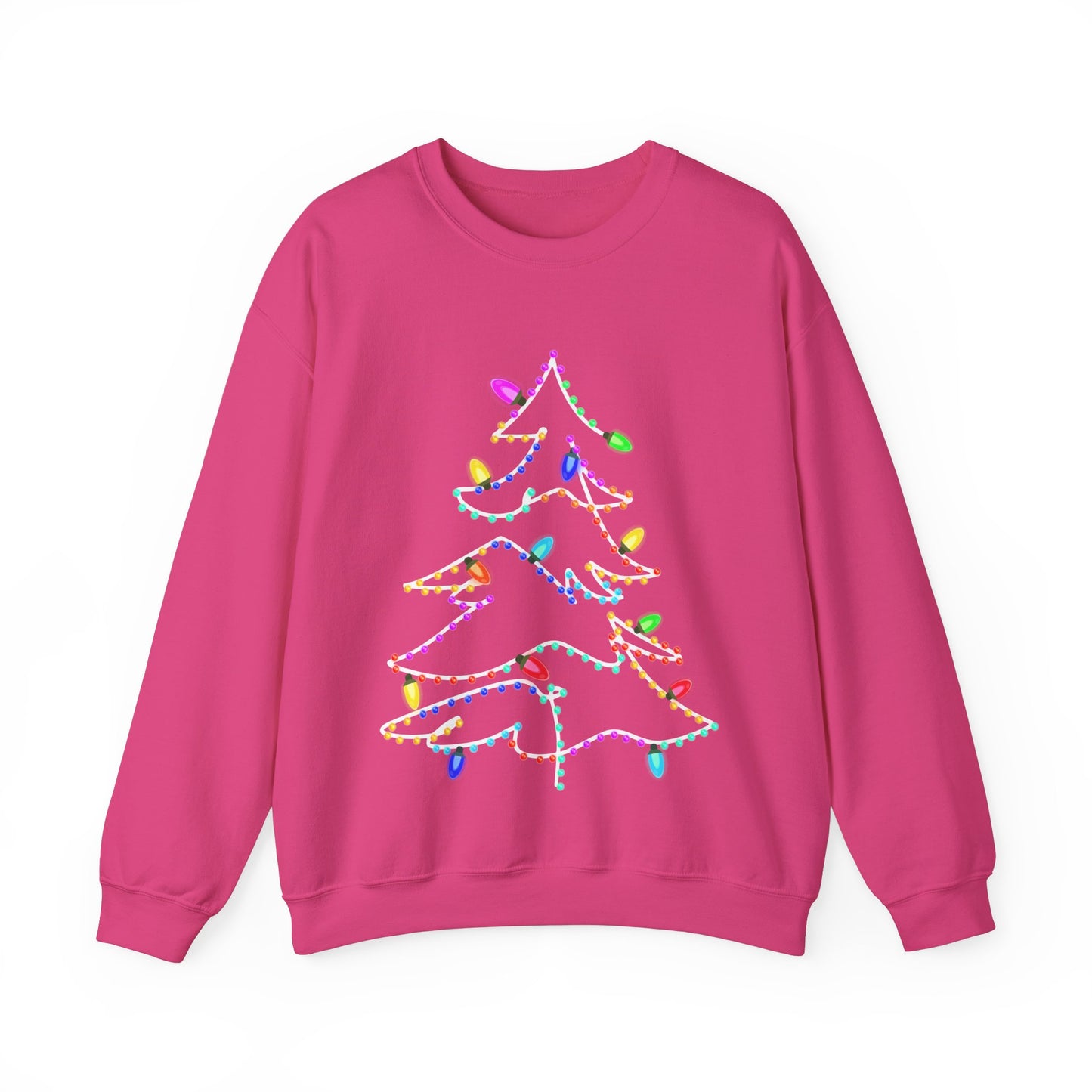 Lighted Christmas Tree  Heavy Blend™ Crewneck Sweatshirt