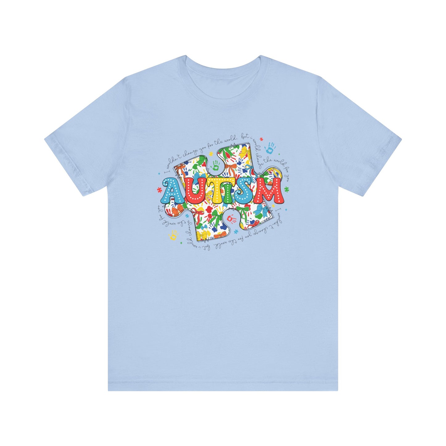 Autism Puzzle  Jersey Short Sleeve Tee