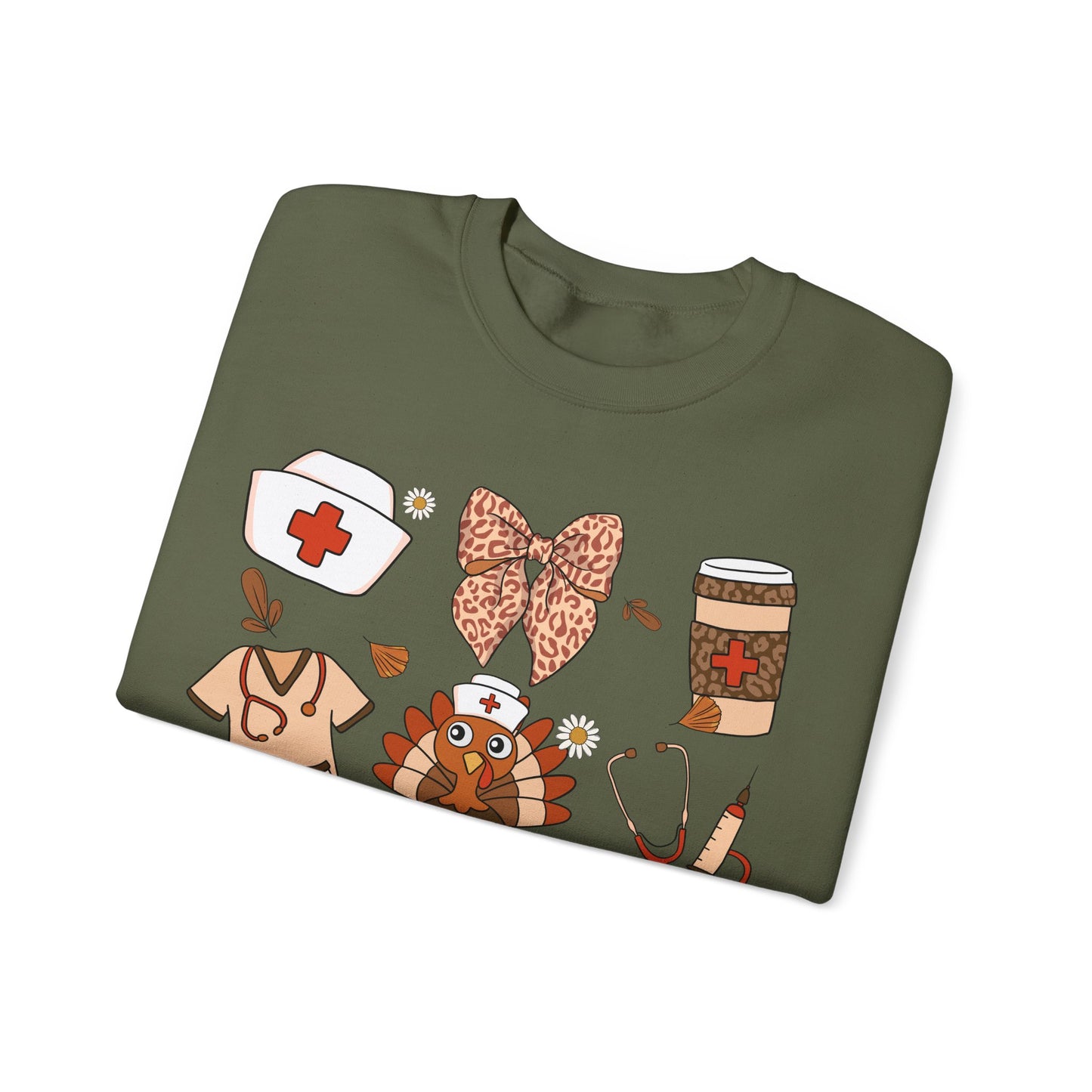 Nurse Turkey Heavy Blend™ Crewneck Sweatshirt
