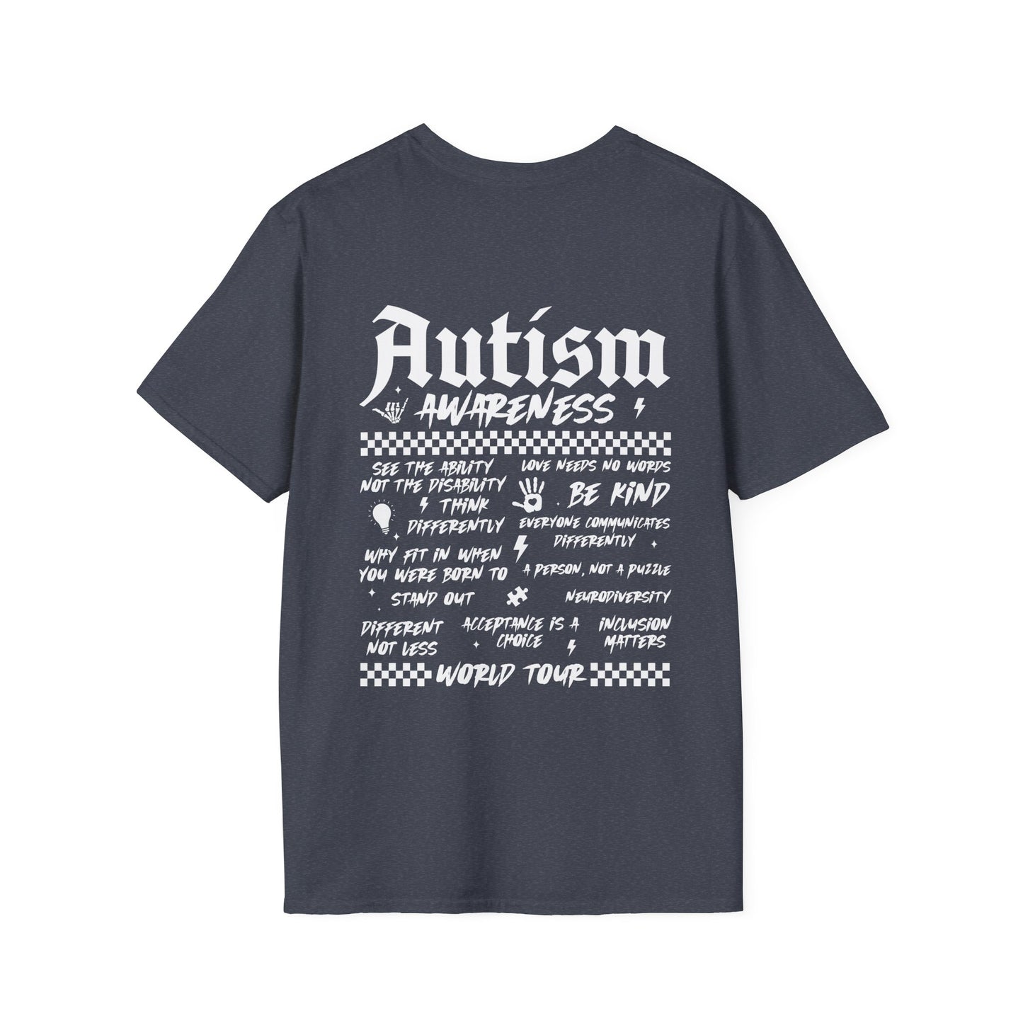 Autism World Tour F/B Softstyle T-Shirt