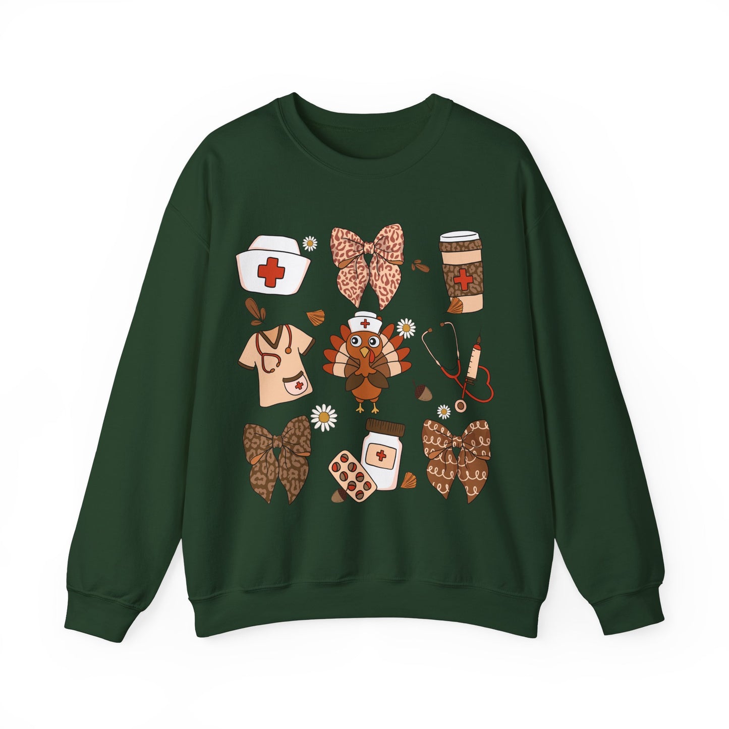 Nurse Turkey Heavy Blend™ Crewneck Sweatshirt