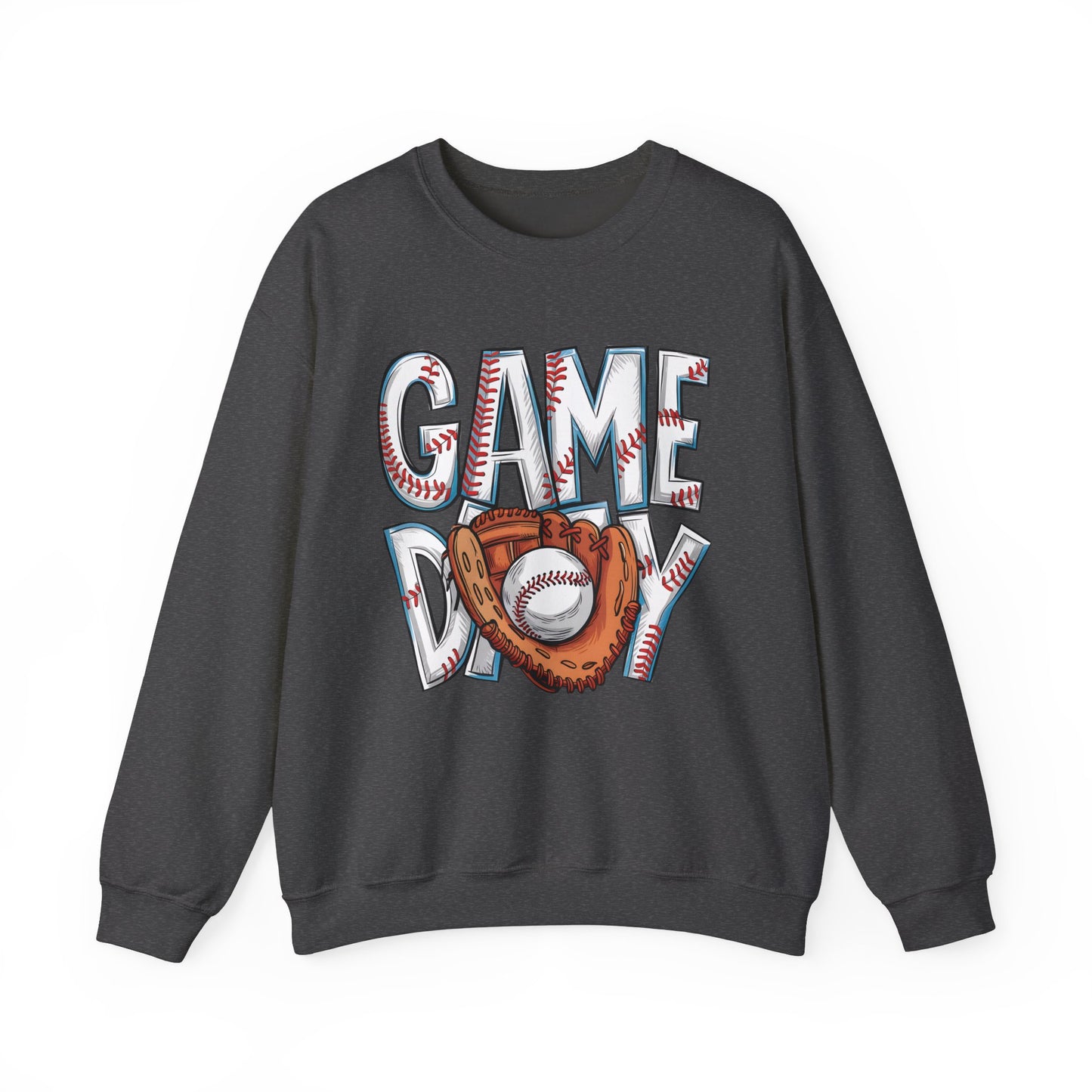 Baseball Game Day Heavy Blend™ Crewneck Sweatshirt