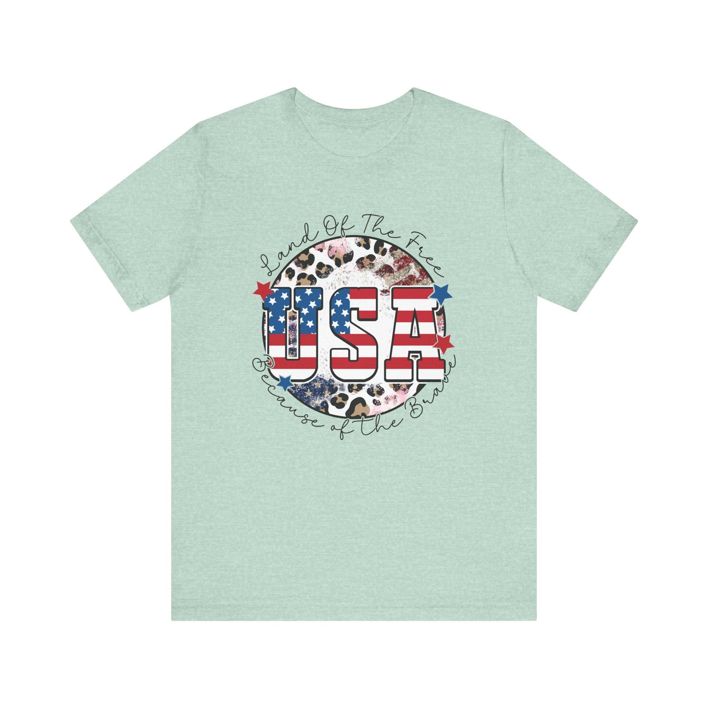 Land Of The Free Jersey Short Sleeve Tee