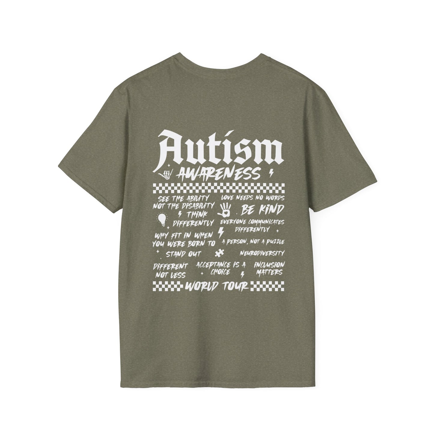 Autism World Tour F/B Softstyle T-Shirt