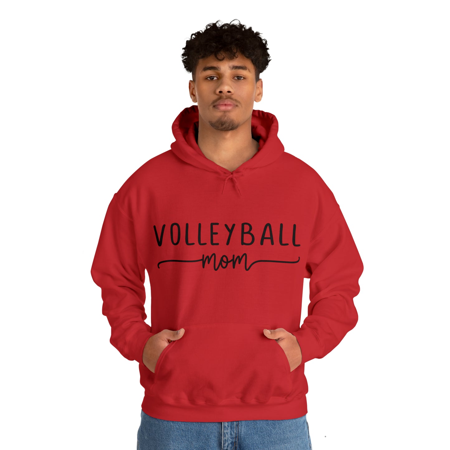 Volleyball MOM Heavy Blend™ Hooded Sweatshirt