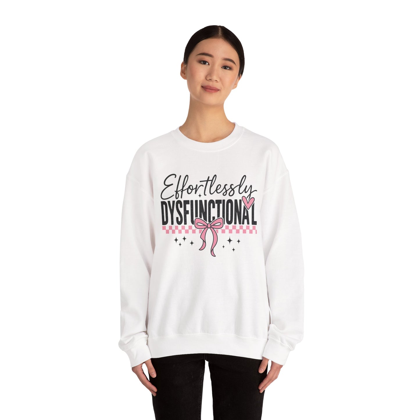 Effortlessly Dysfunctional Heavy Blend™ Crewneck Sweatshirt