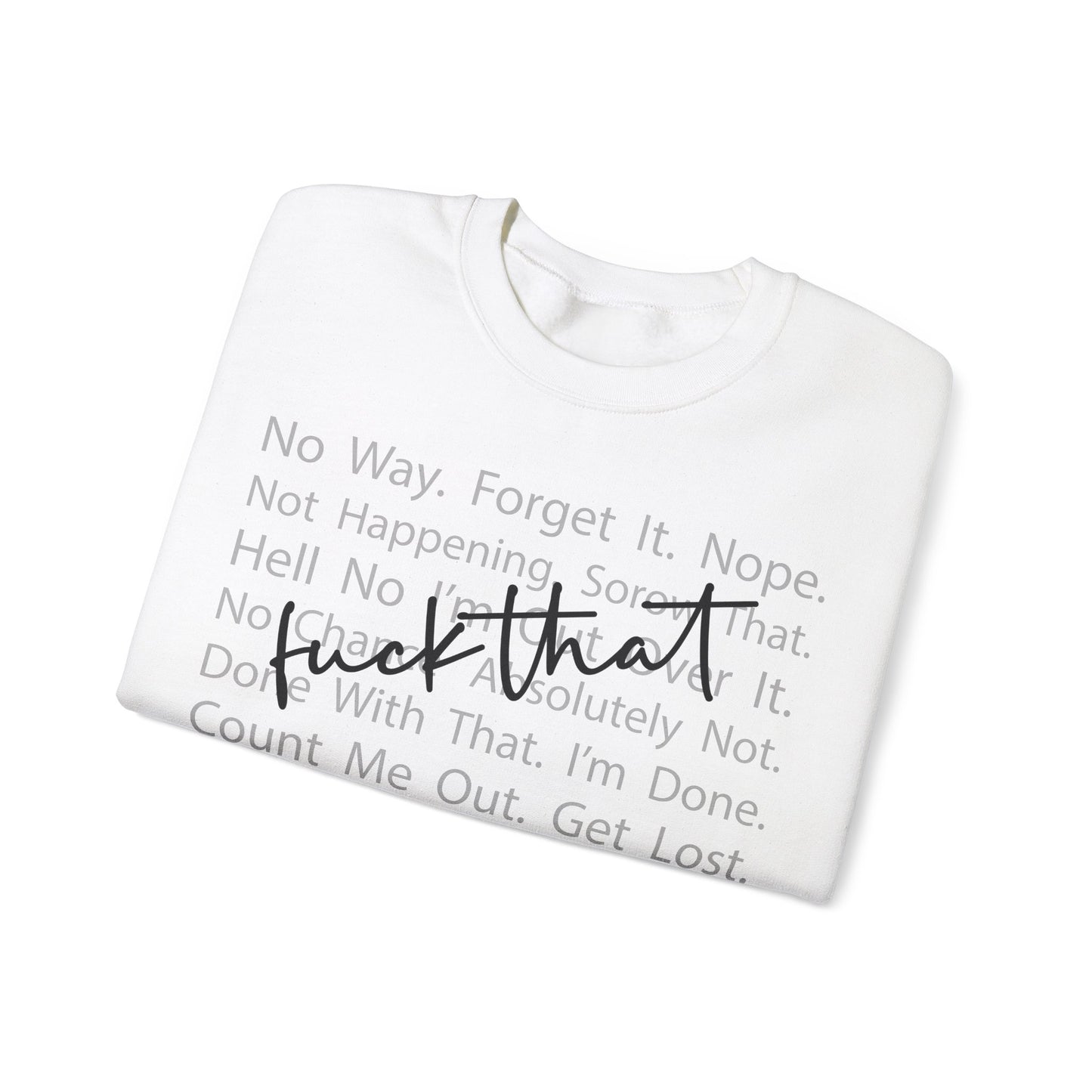 F That Heavy Blend™ Crewneck Sweatshirt
