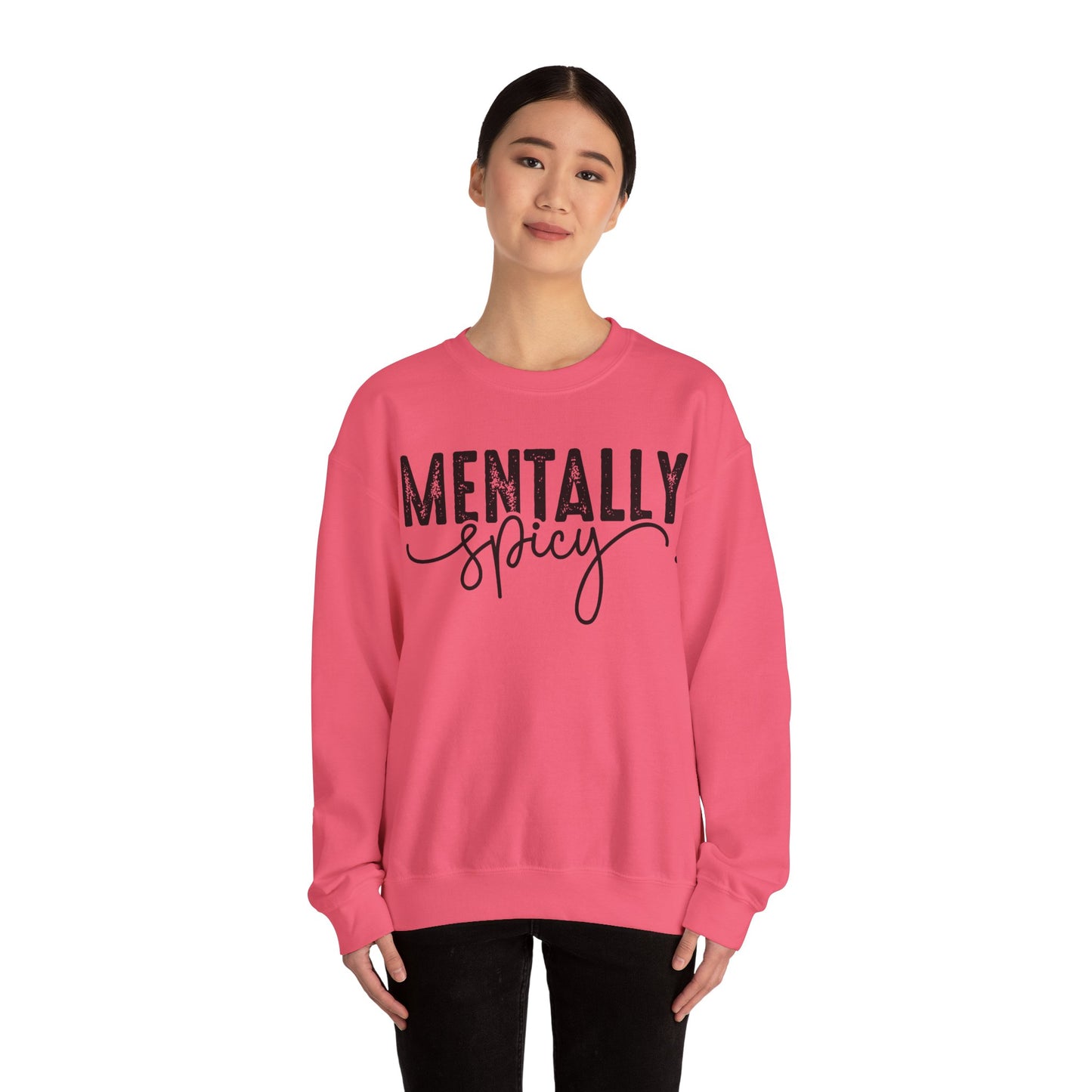 Mentally Spicy Heavy Blend™ Crewneck Sweatshirt