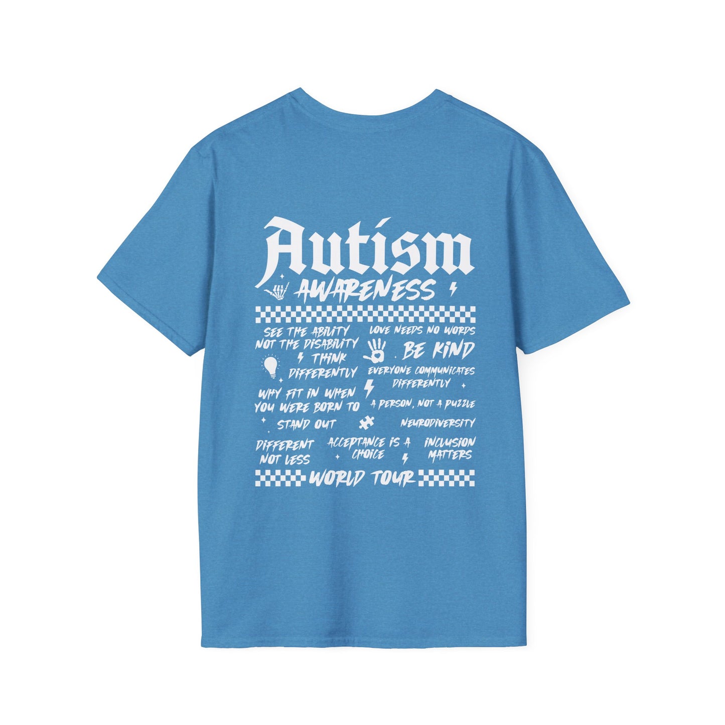 Autism World Tour F/B Softstyle T-Shirt