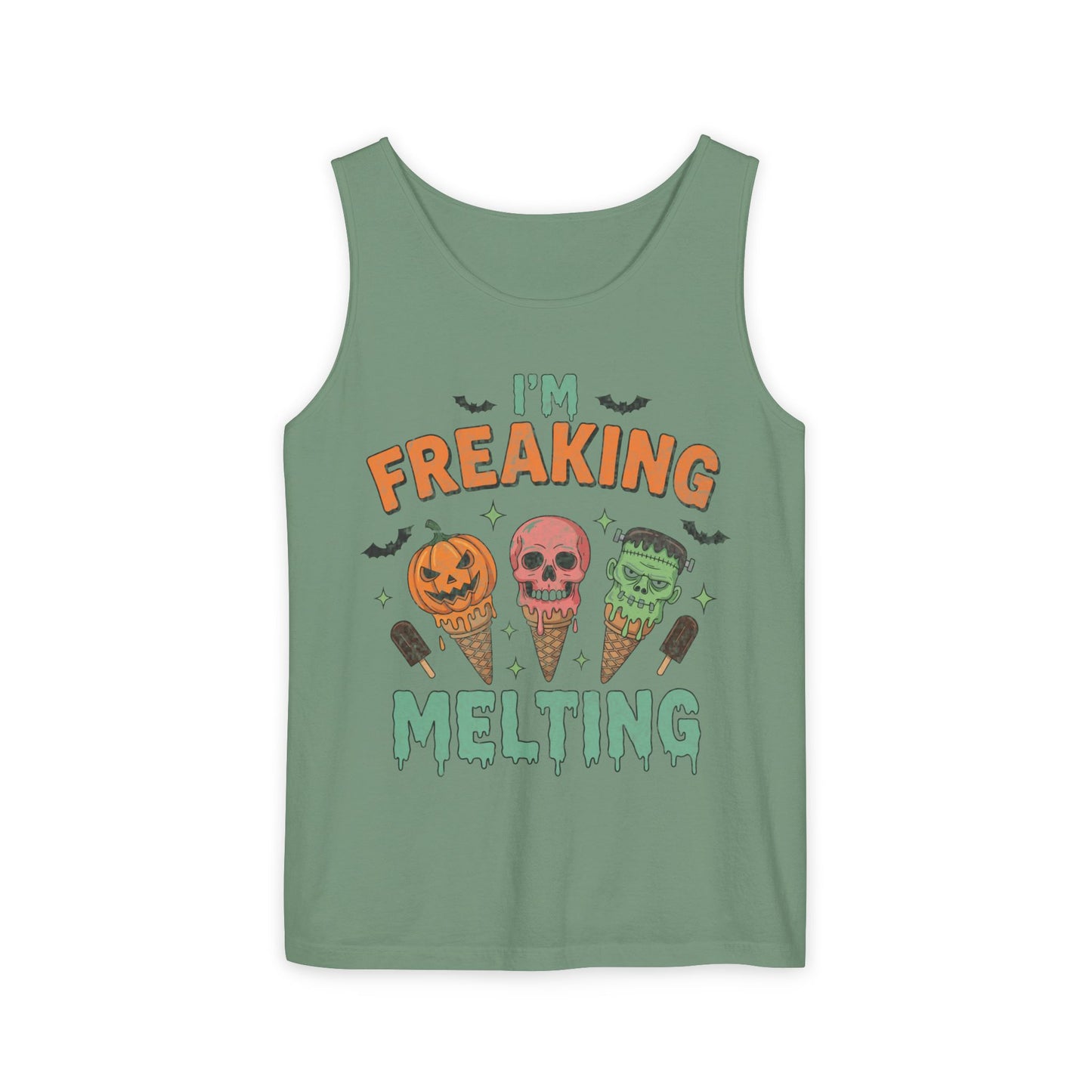 Im Freaking Melting Garment-Dyed Tank Top