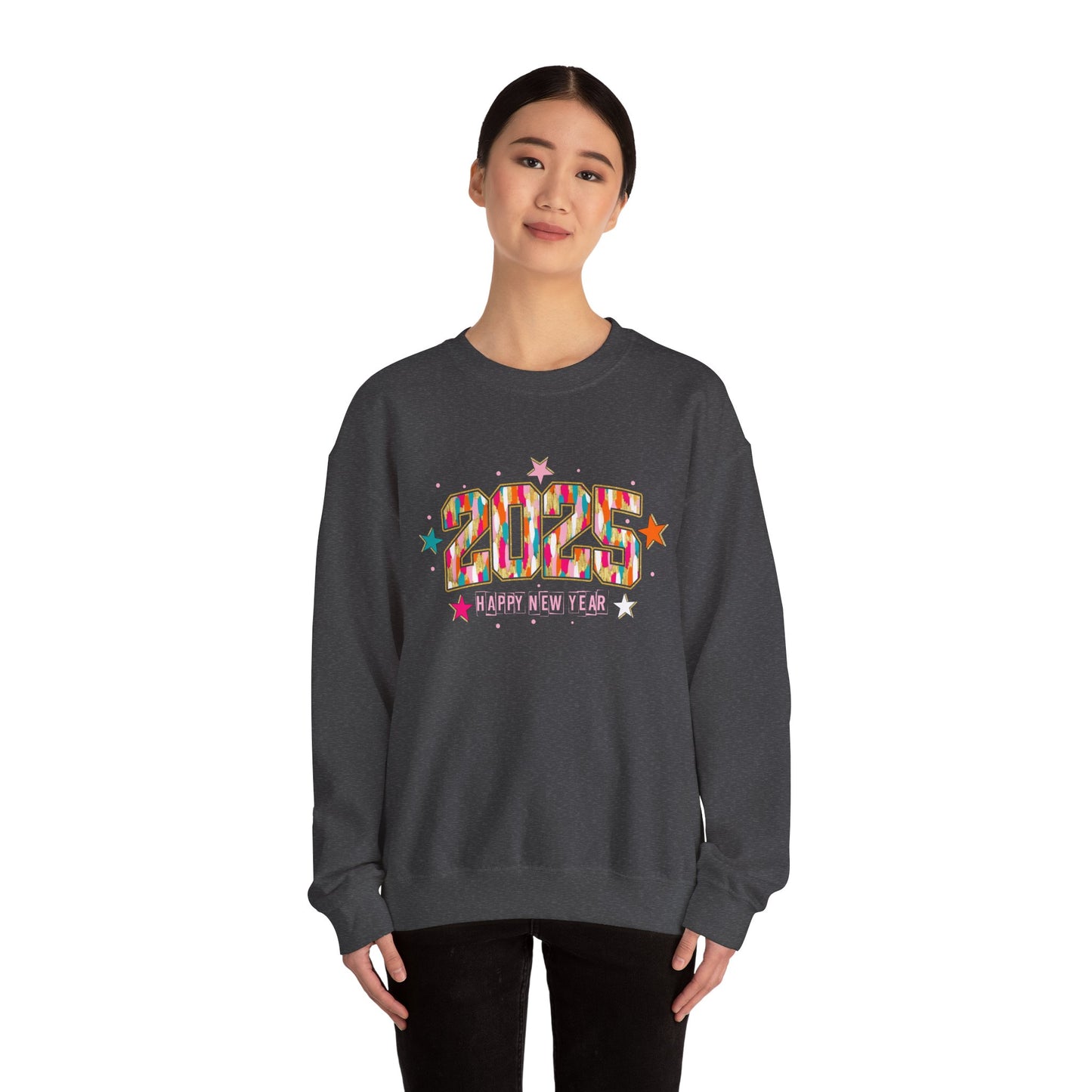 2025 Happy New Year Heavy Blend™ Crewneck Sweatshirt