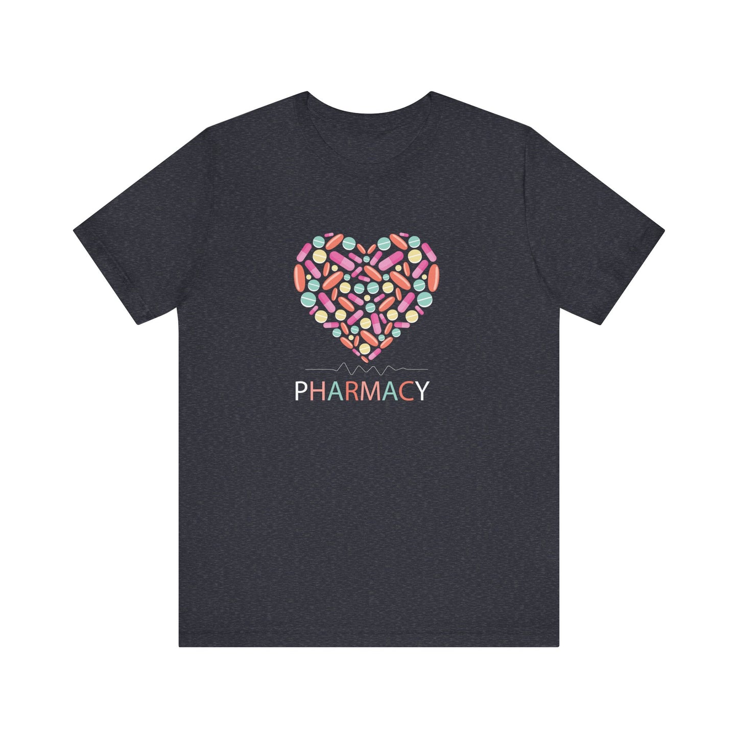 Pharmacy Pill Heart Jersey Short Sleeve Tee CYOT