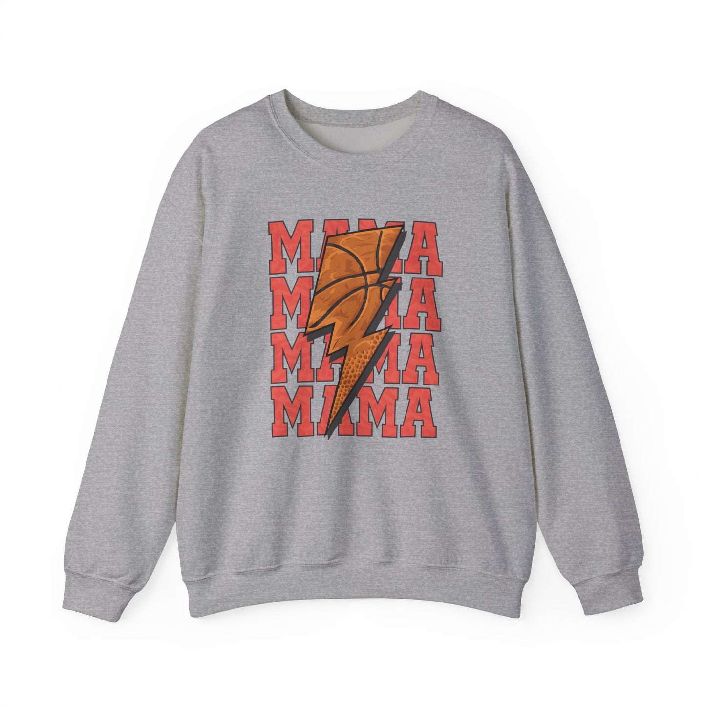 Stacked Basketball Mama Heavy Blend™ Crewneck Sweatshirt