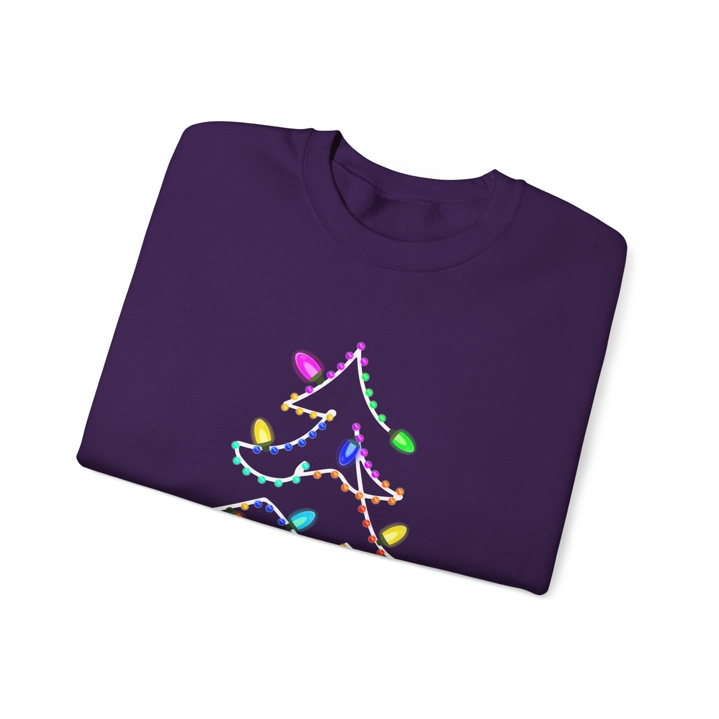 Lighted Christmas Tree  Heavy Blend™ Crewneck Sweatshirt