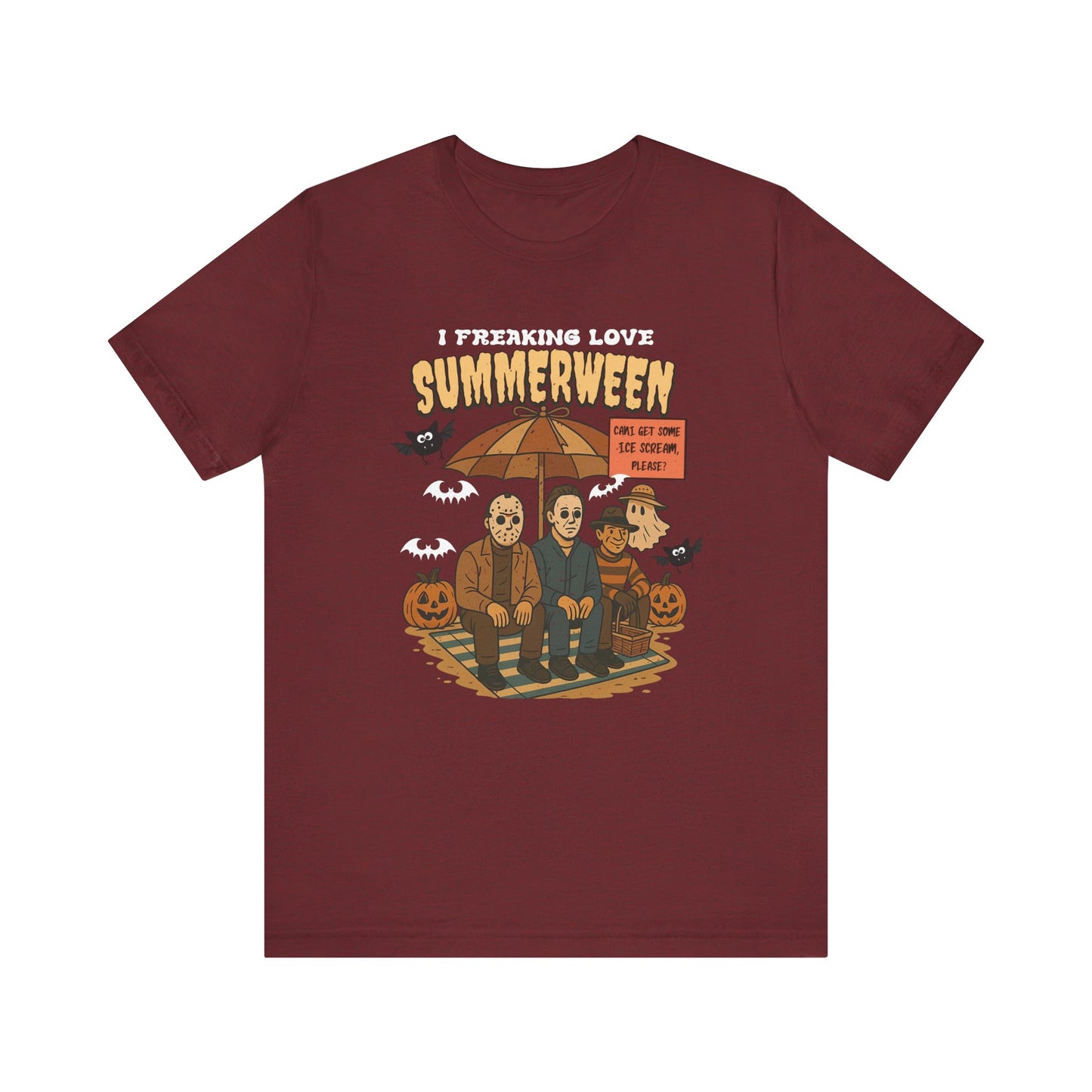 I Freaking Love Summerween Jersey Short Sleeve Tee