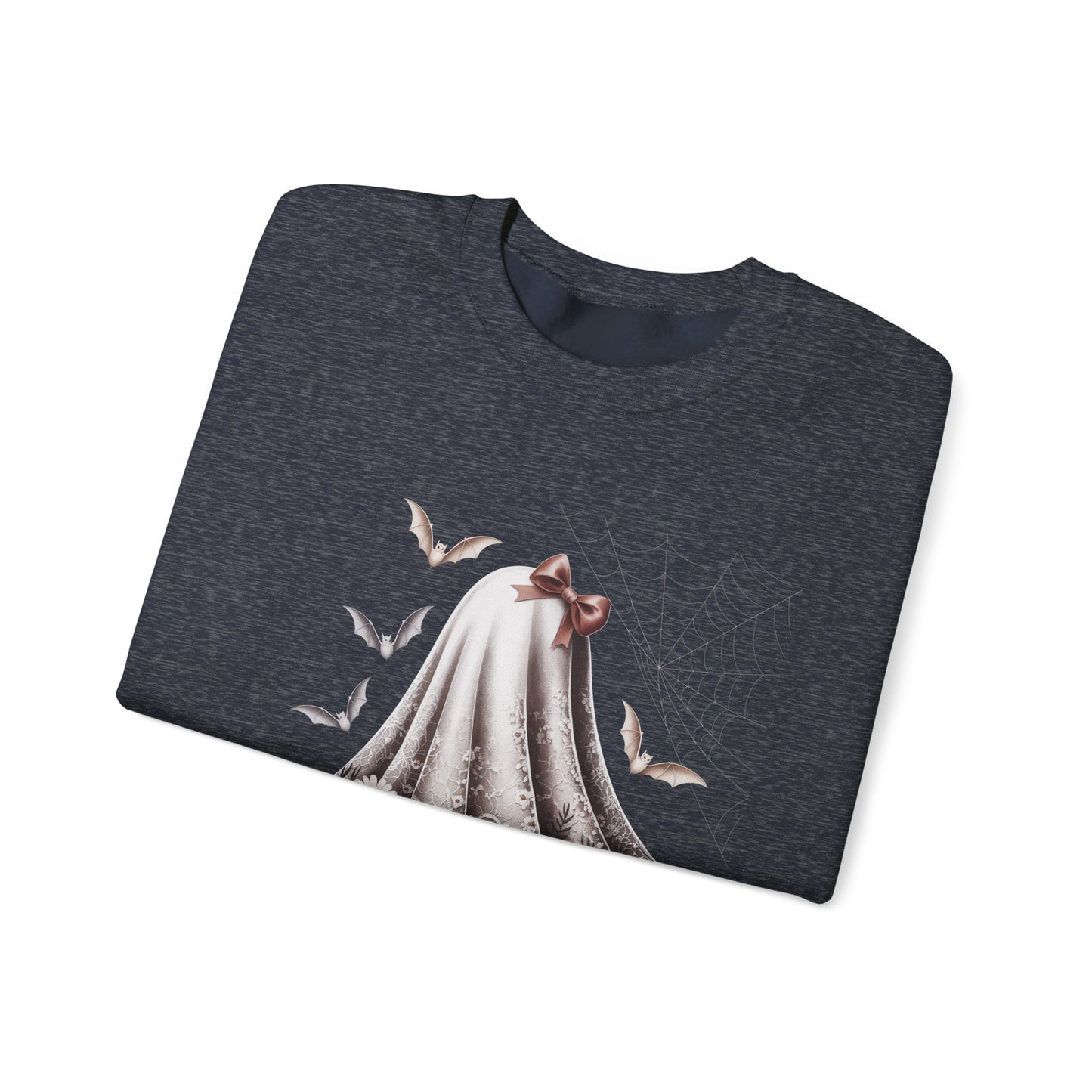 Lace Ghost Heavy Blend™ Crewneck Sweatshirt